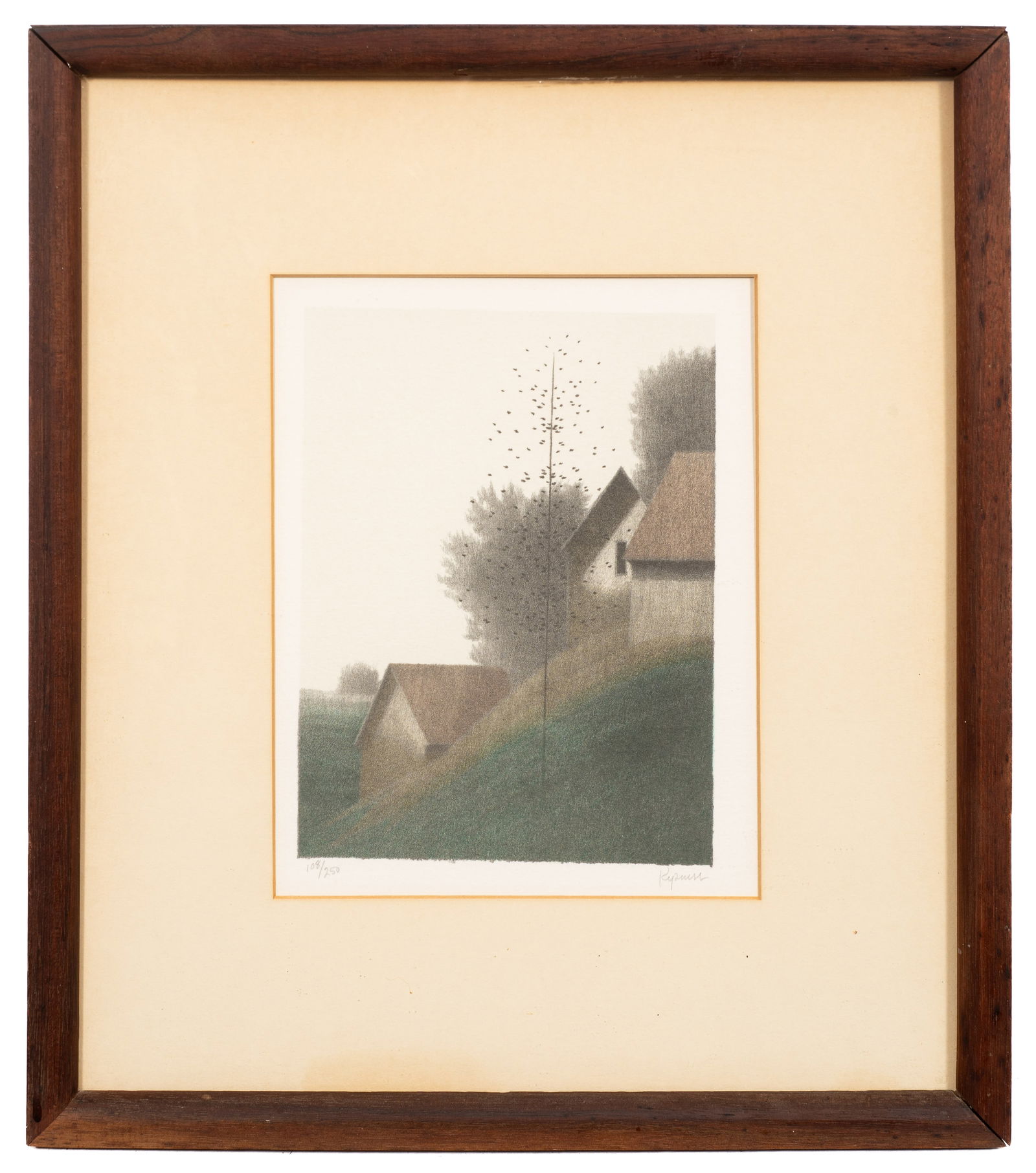 First Shadows, Robert Kipniss Lithograph. - 2