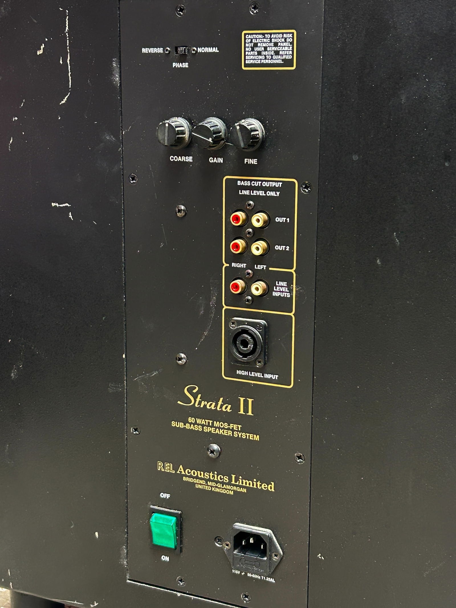 REL Strata II Subwoofer. - 3