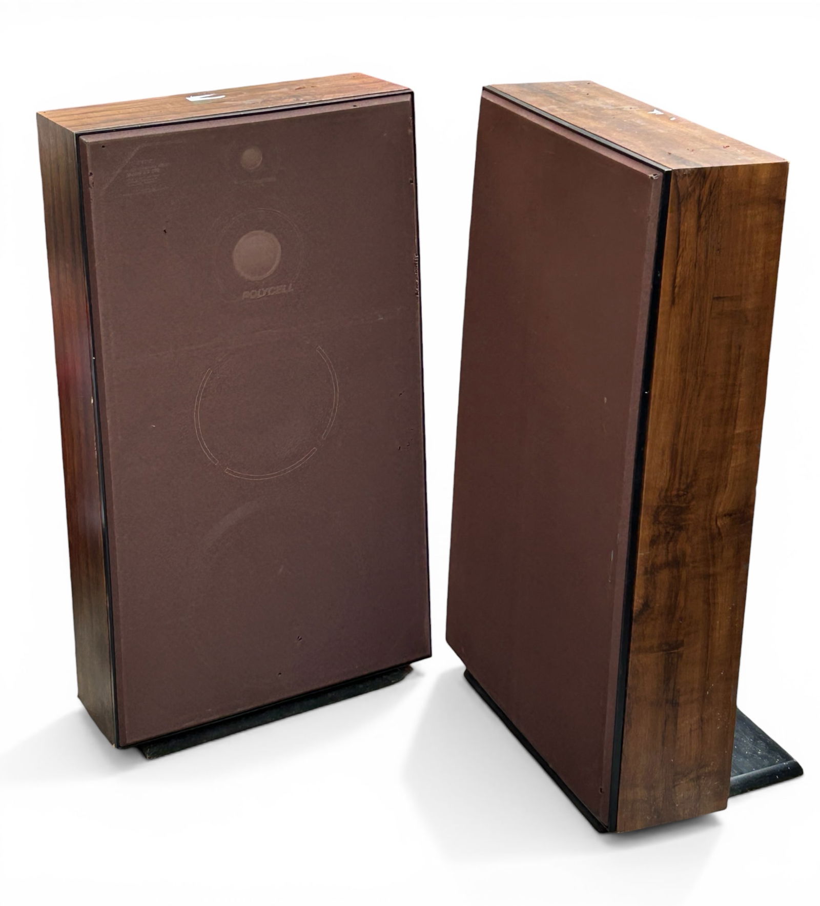 Pr. of Infinity ES 200 3-Way Speakers.: The Infinity Efficiency Standard Series 3-way loud speakers are model number ES 200, and have a woofer, midrange, and tweeter. The speakers measure 33 1/4" tall, 18" wide, and 7" deep. There are some