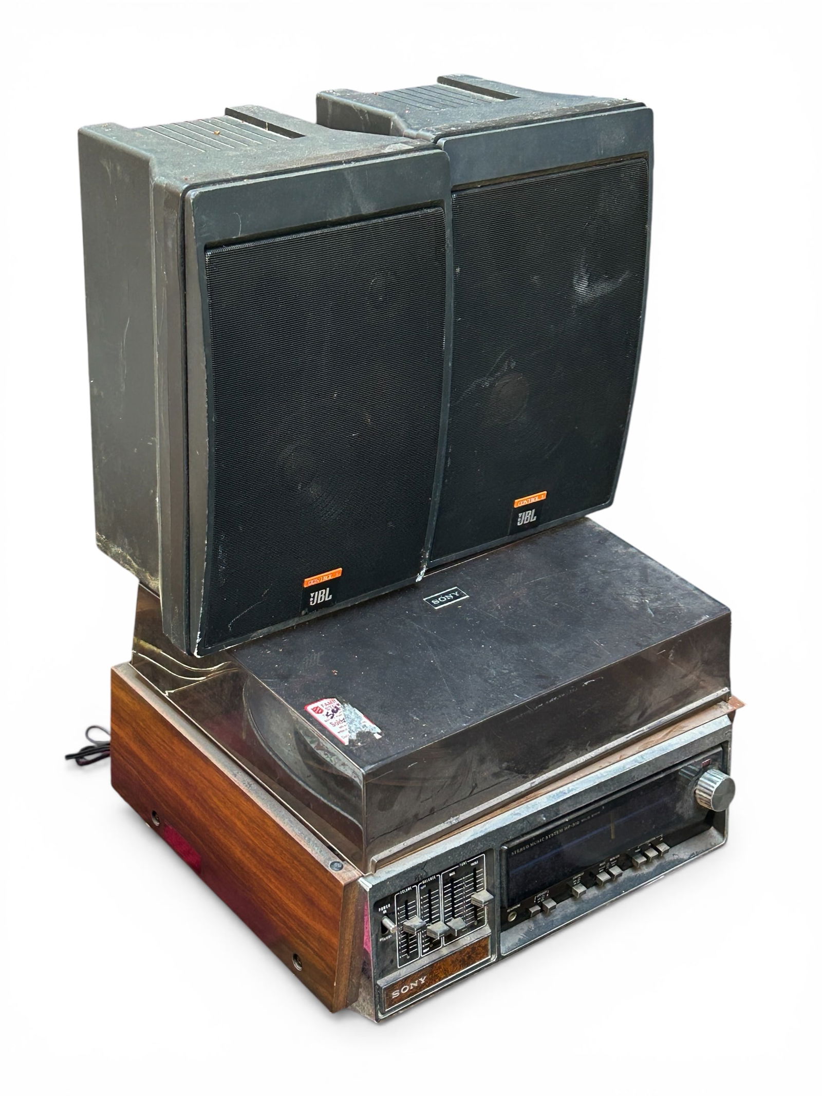 Sony HP310 Turntable & JBL Speakers Control 5. (1 of 9)