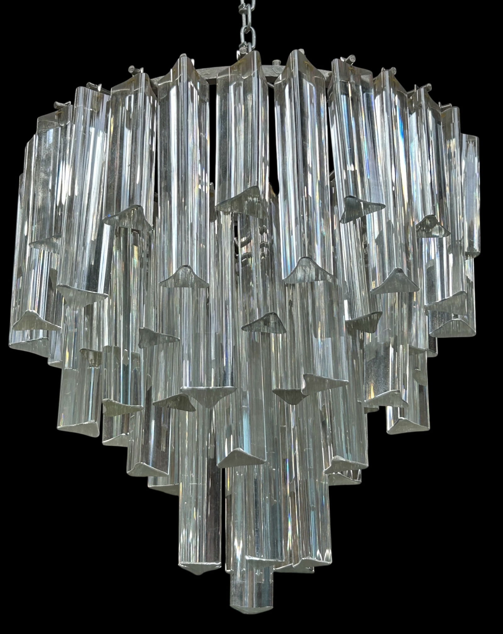 Murano Glass Tronchi Chandelier w/ Extra Parts. (1 of 13)