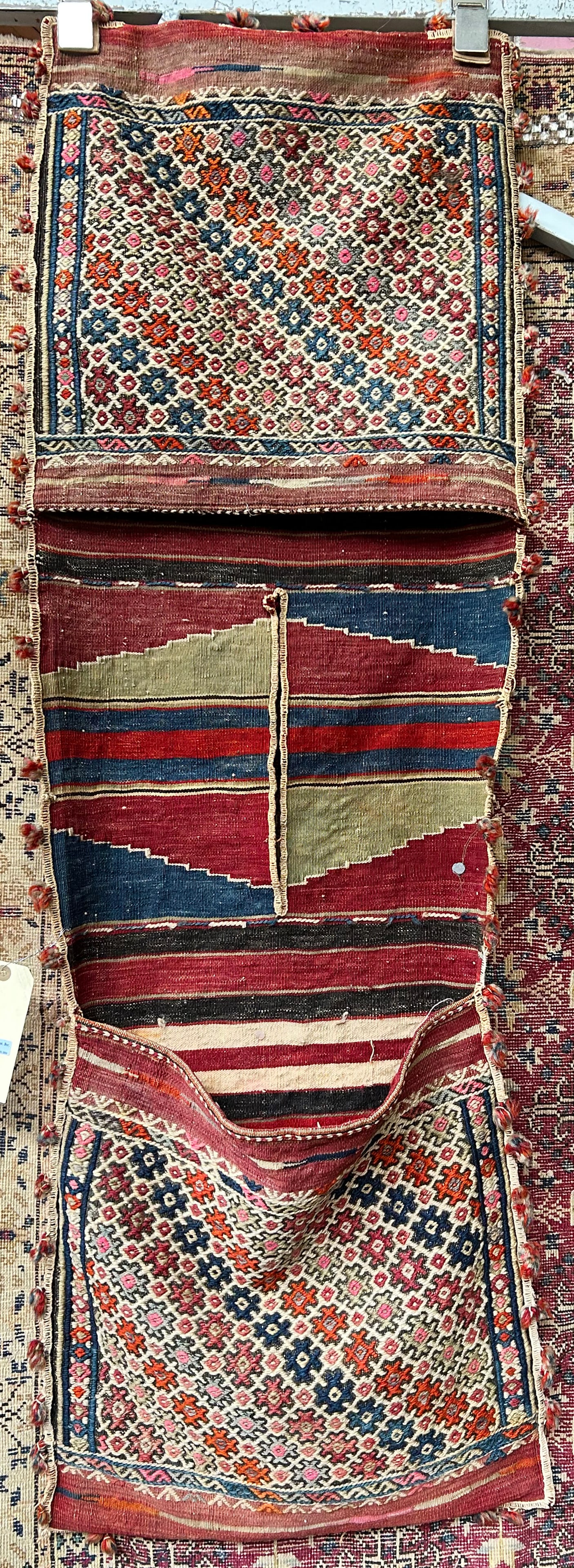 1' 6" x 4' 8" Persian Saddlebag or Salt Bag. (1 of 4)