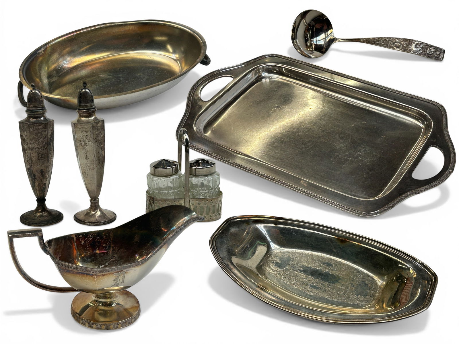 Lot: Seth Thomas Clock, MOP Opera Glasses, etc. - 11