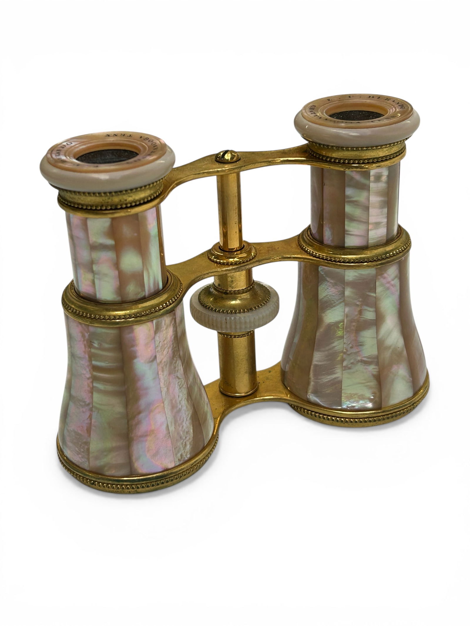 Lot: Seth Thomas Clock, MOP Opera Glasses, etc. - 7