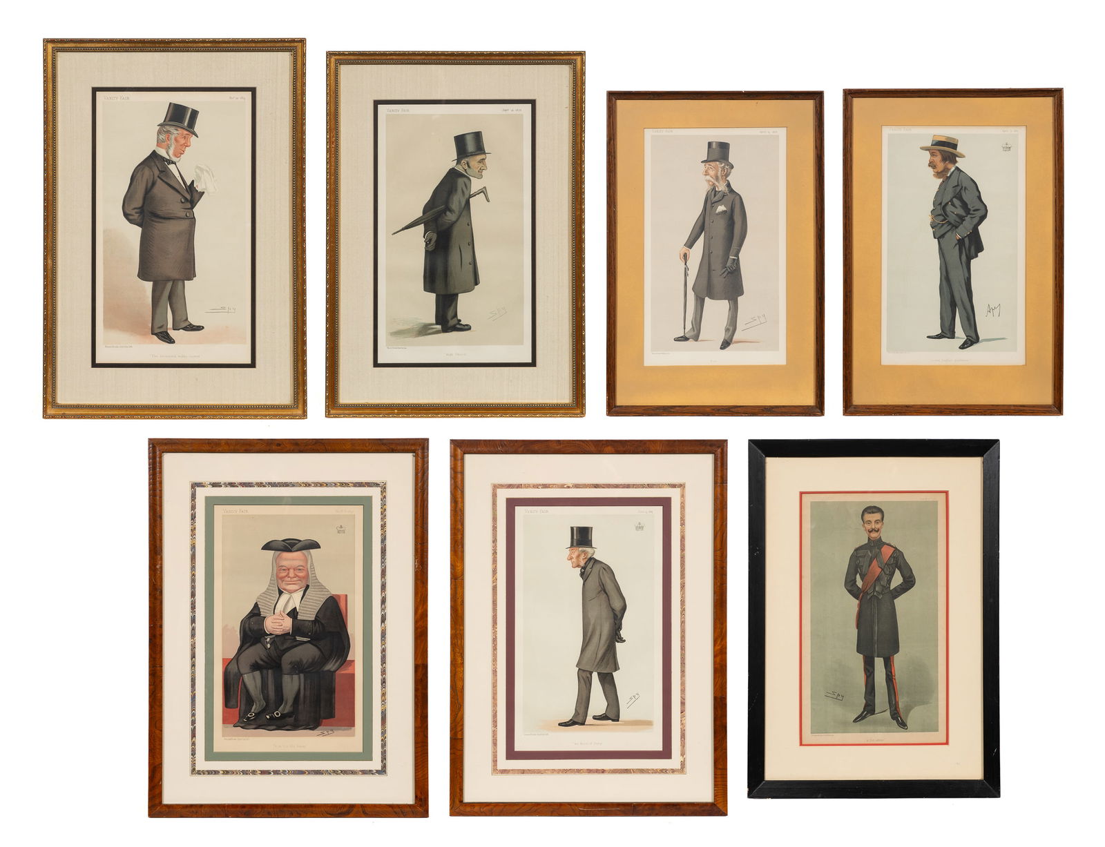 Lot of 7 Spy Cartoons from Vanity Fair. (1 of 20)