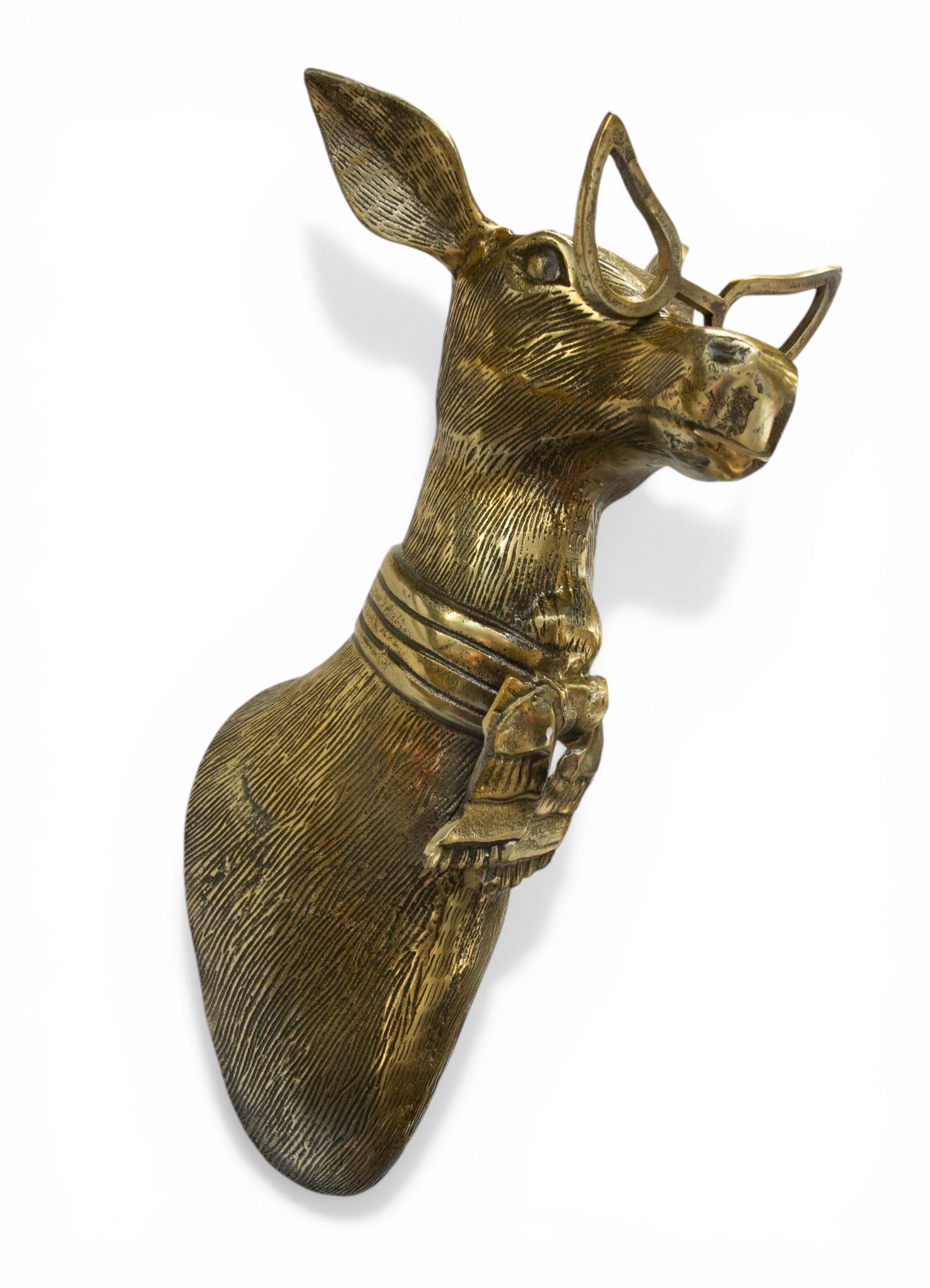 Bronzed Metal Margie the Doe Deer Wall Mount. (1 of 4)