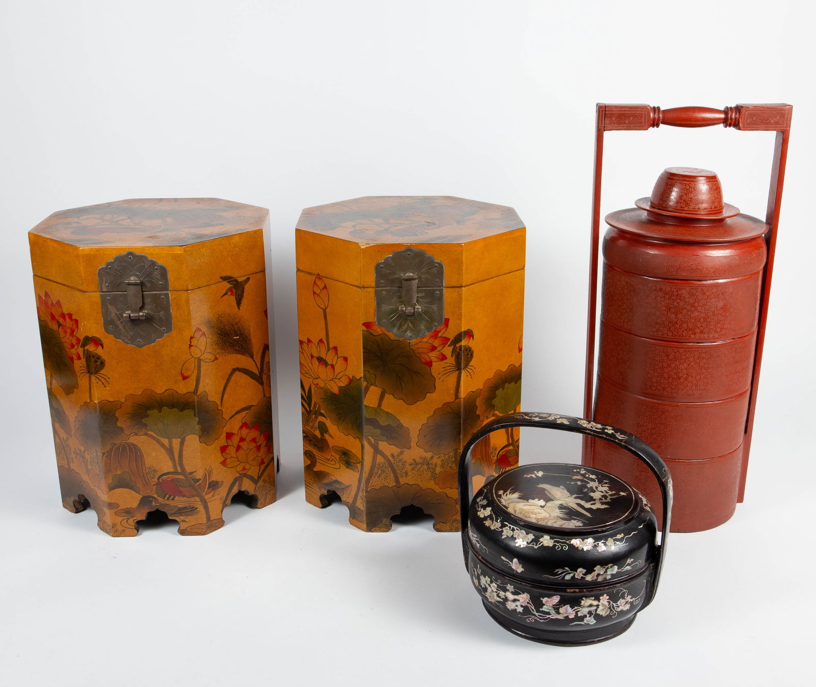 Chinese Storage Chests & Tiffin Boxes inc. Burmese (1 of 13)