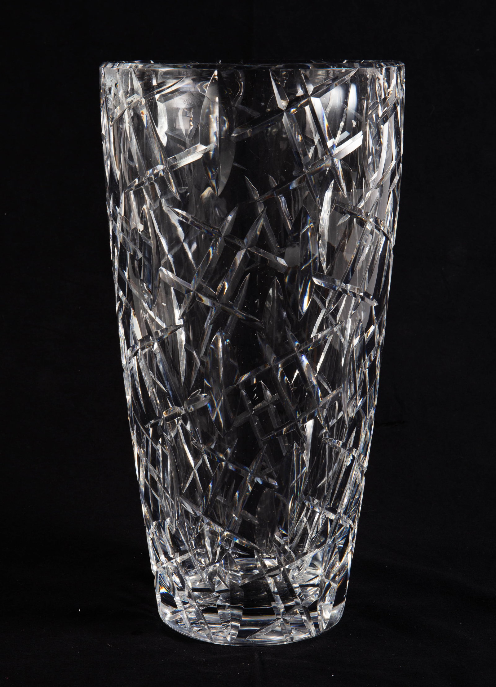 Schneider France 15" Crystal Vase. (1 of 6)