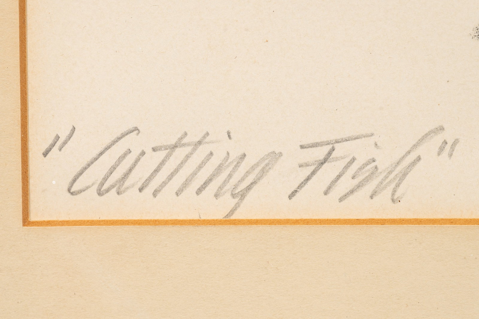 Cutting Fish, Fred Machetanz Lithograph. - 5