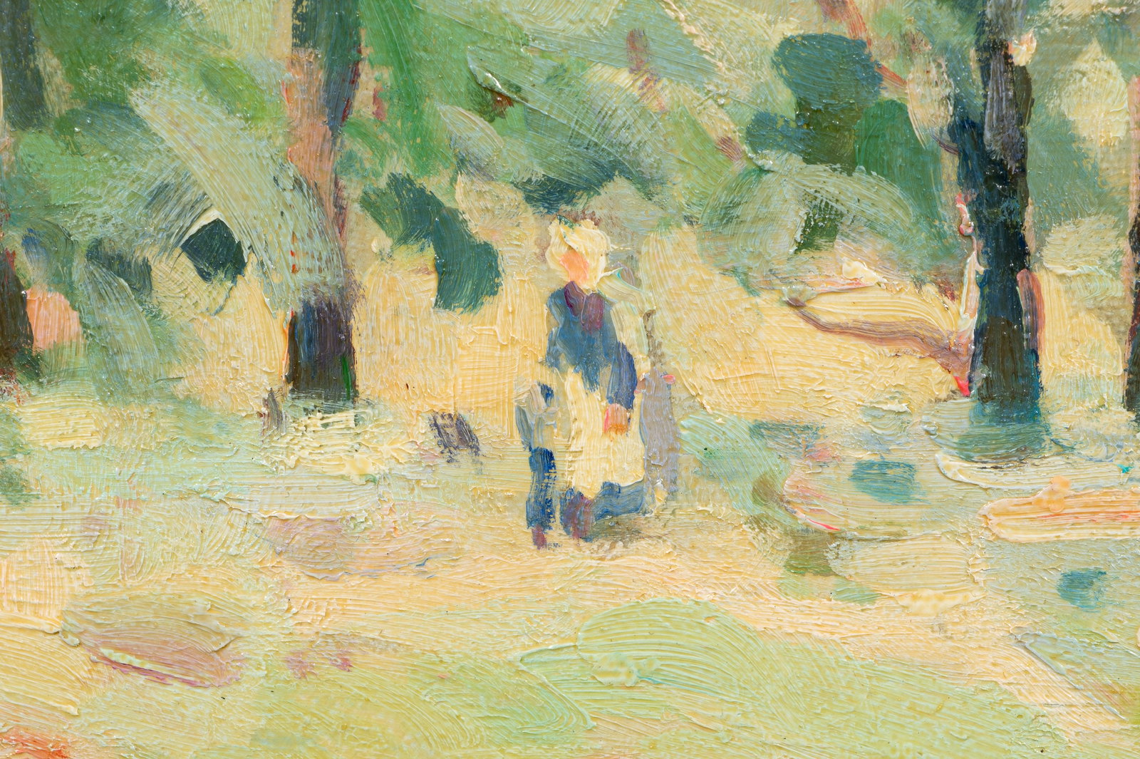 Impressionist Town by River, Signed. - 3