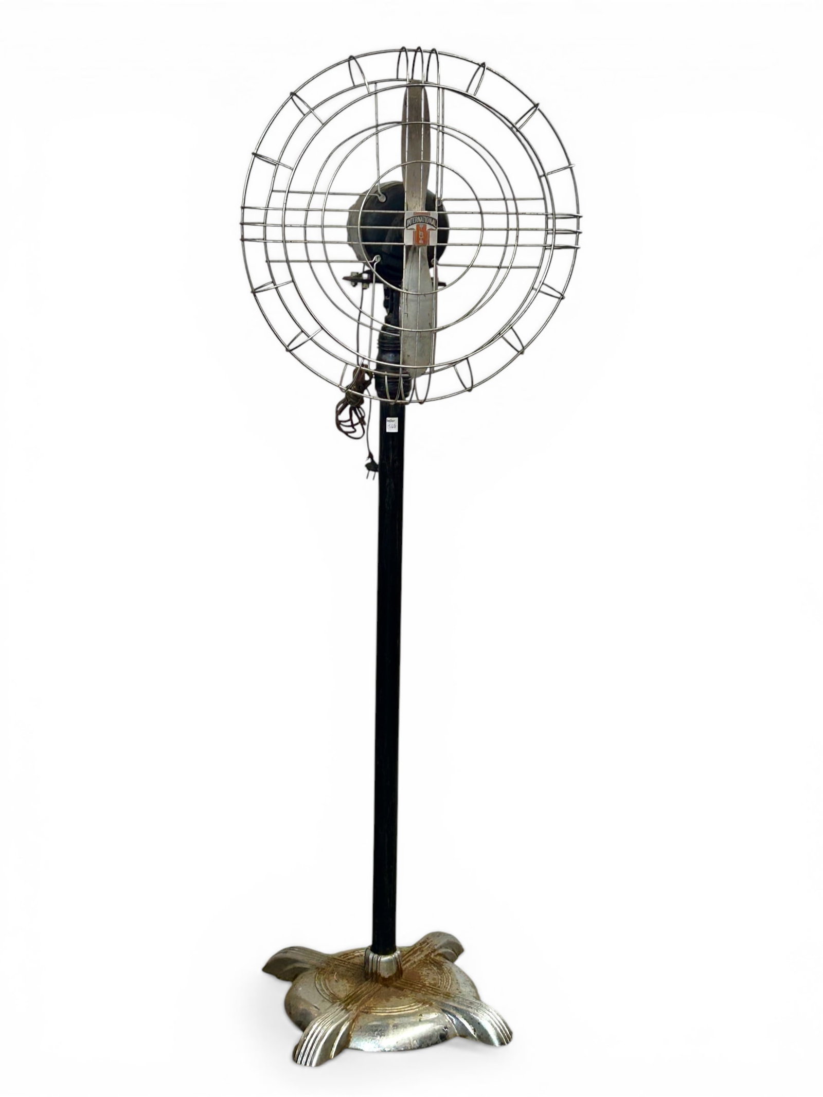 GE Art Deco Industrial Single Propeller Floor Fan. (1 of 12)