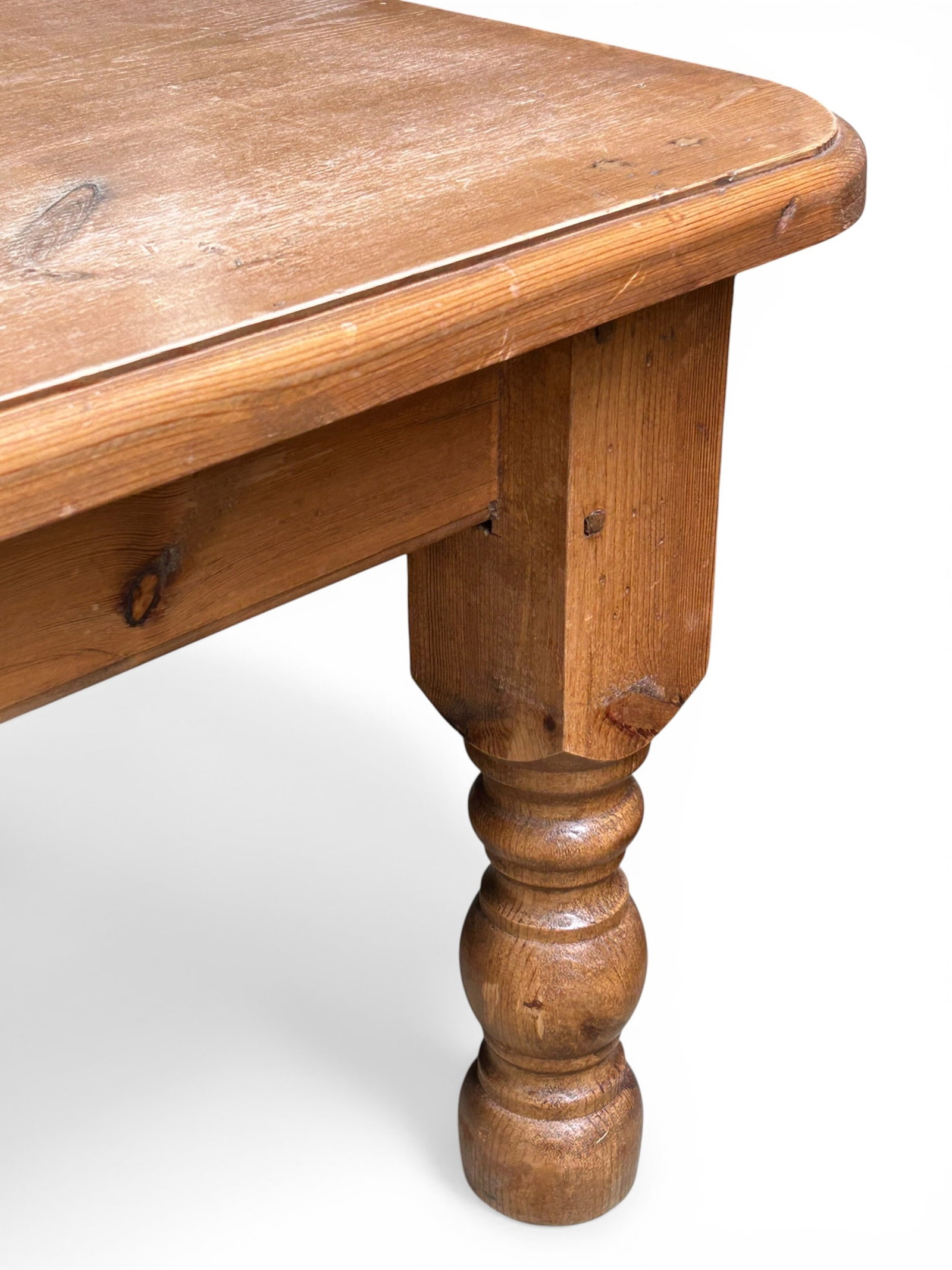 Rustic or Primitive Style Pine Coffee Table. - 3