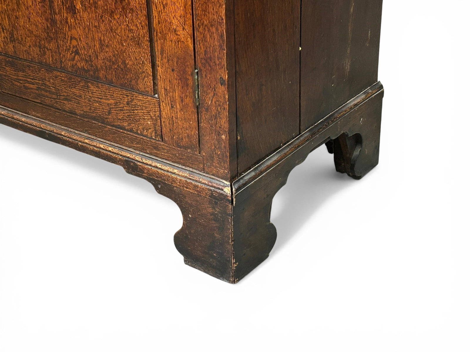 Antique Oak Cabinet (Missing Back). - 2