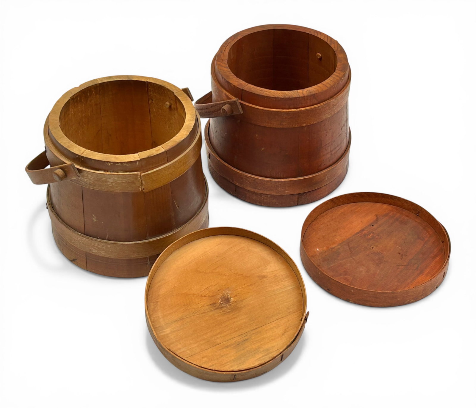 Lot: Stacking Shaker Boxes, Shaker Buckets. - 20