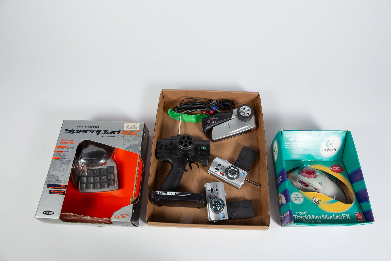 Lot of RC Controls & Computer Gamer Items. (1 of 1)