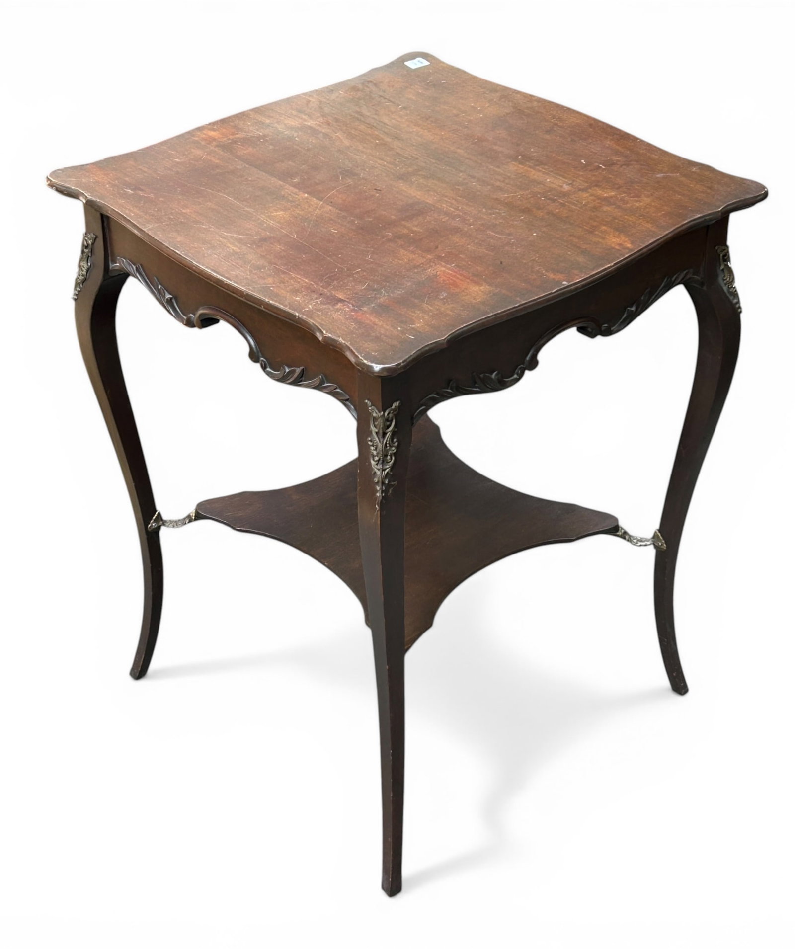 French Carved End Table. - 2