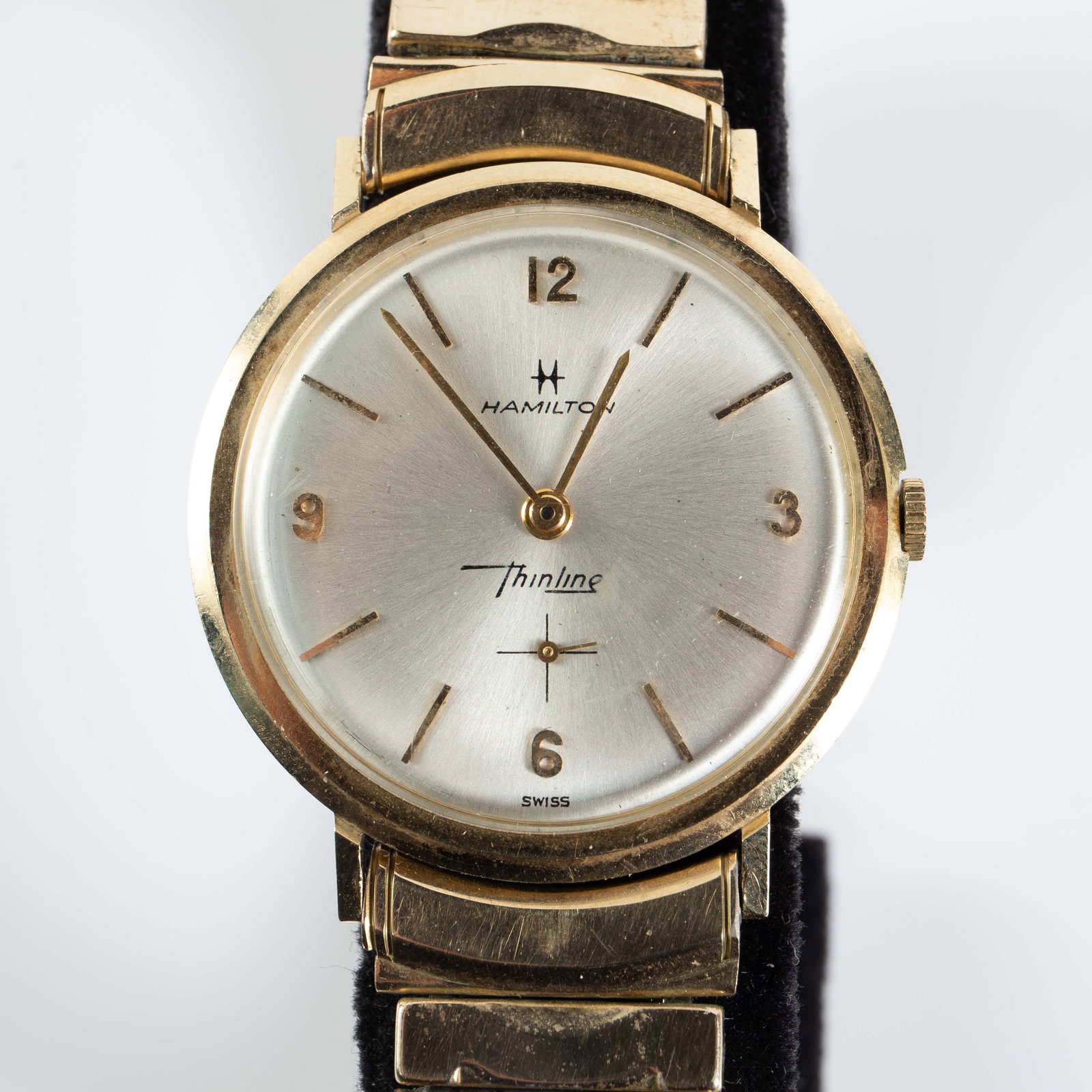 14K Gold Hamilton Thinline Automatic Watch. (1 of 6)