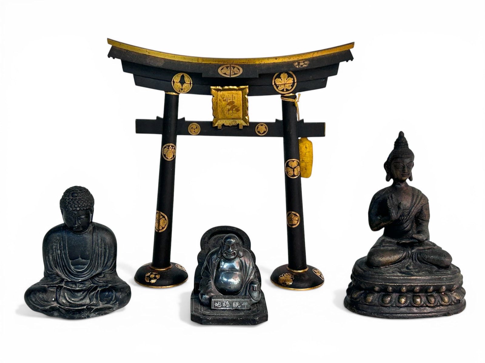 Lot: Asian Sculptures - Bronze, Hematite, Etc. (1 of 18)