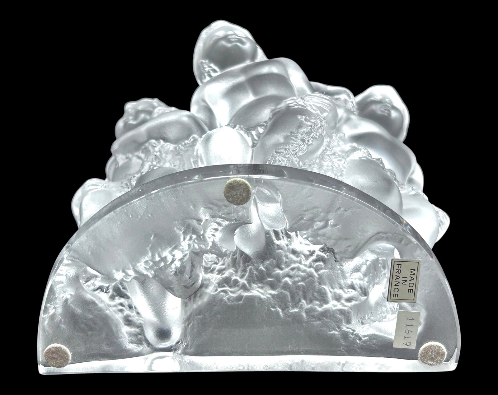 Lalique France "Luxembourg" Frosted Sculpture. - 13