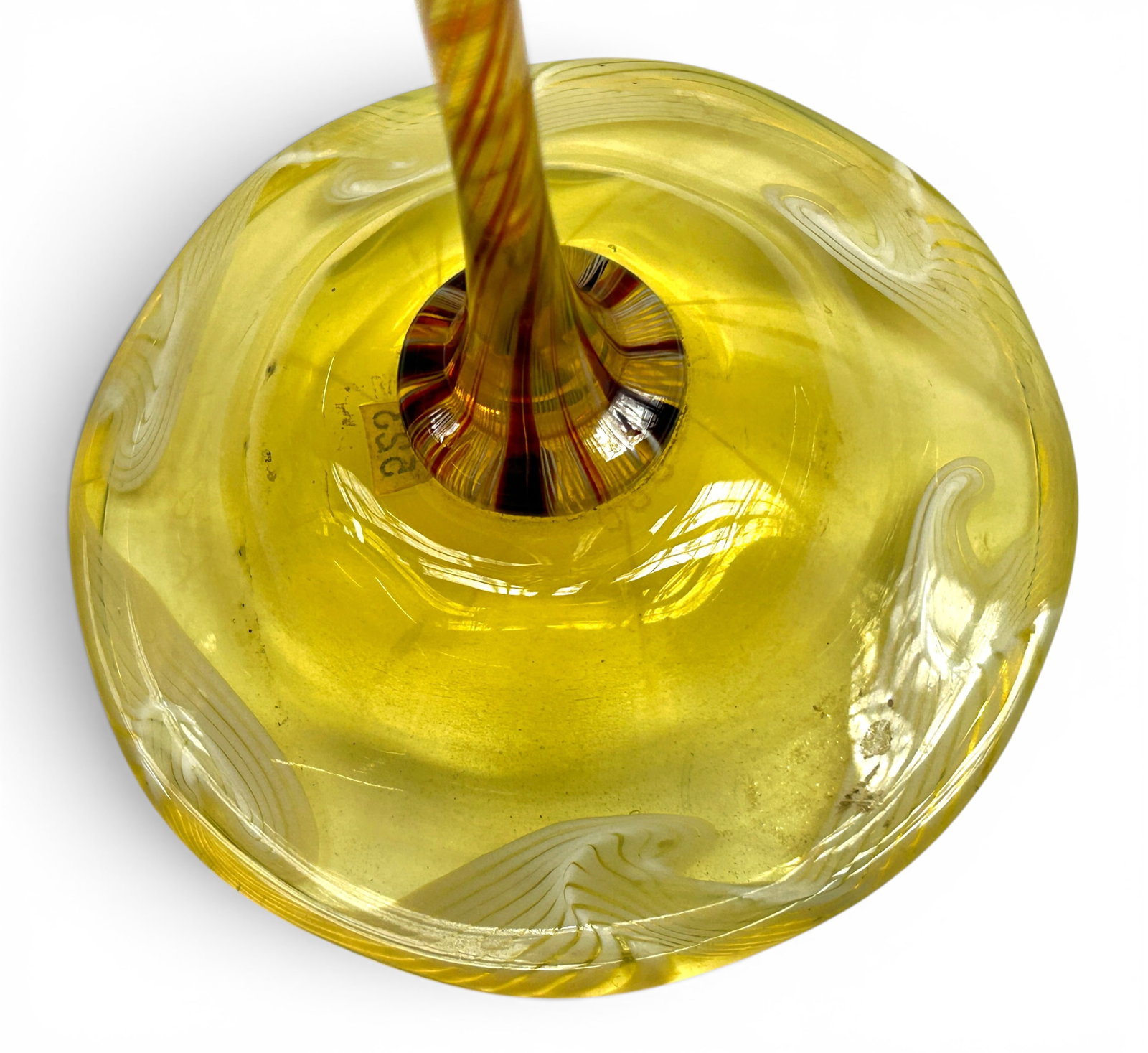 Tiffany Studios Pulled Feather Floriform Vase. - 3