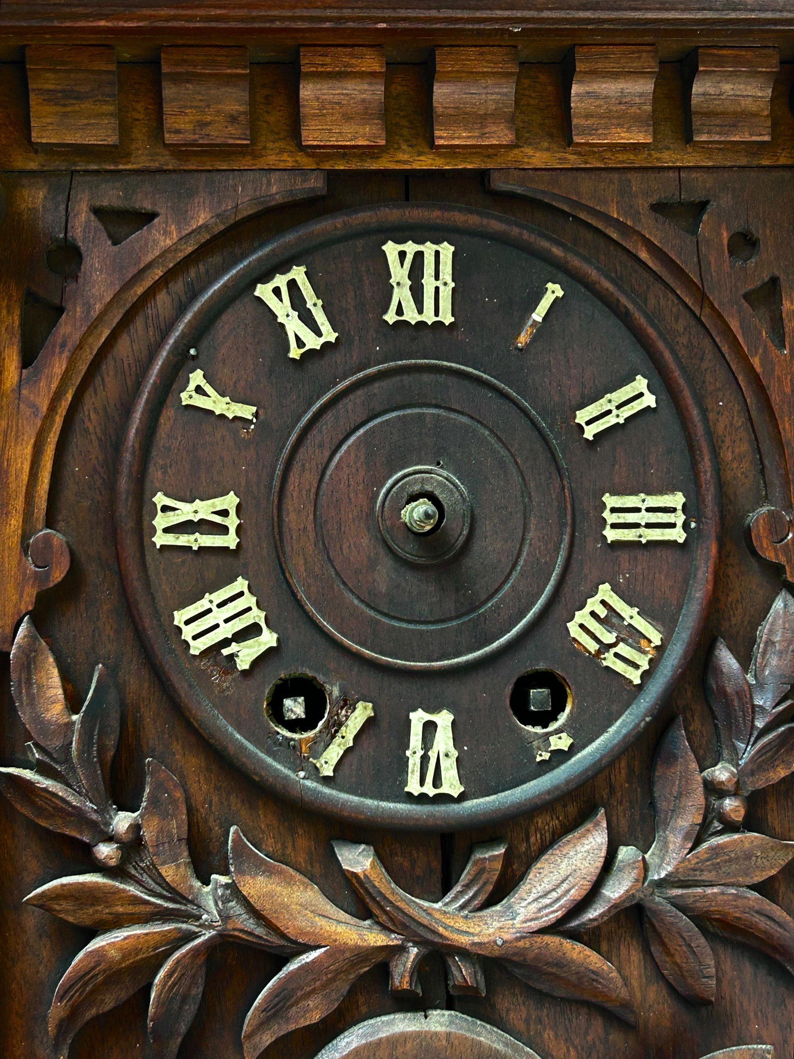 Black Forest Trumpeter Mantel Clock, Gordian. - 3