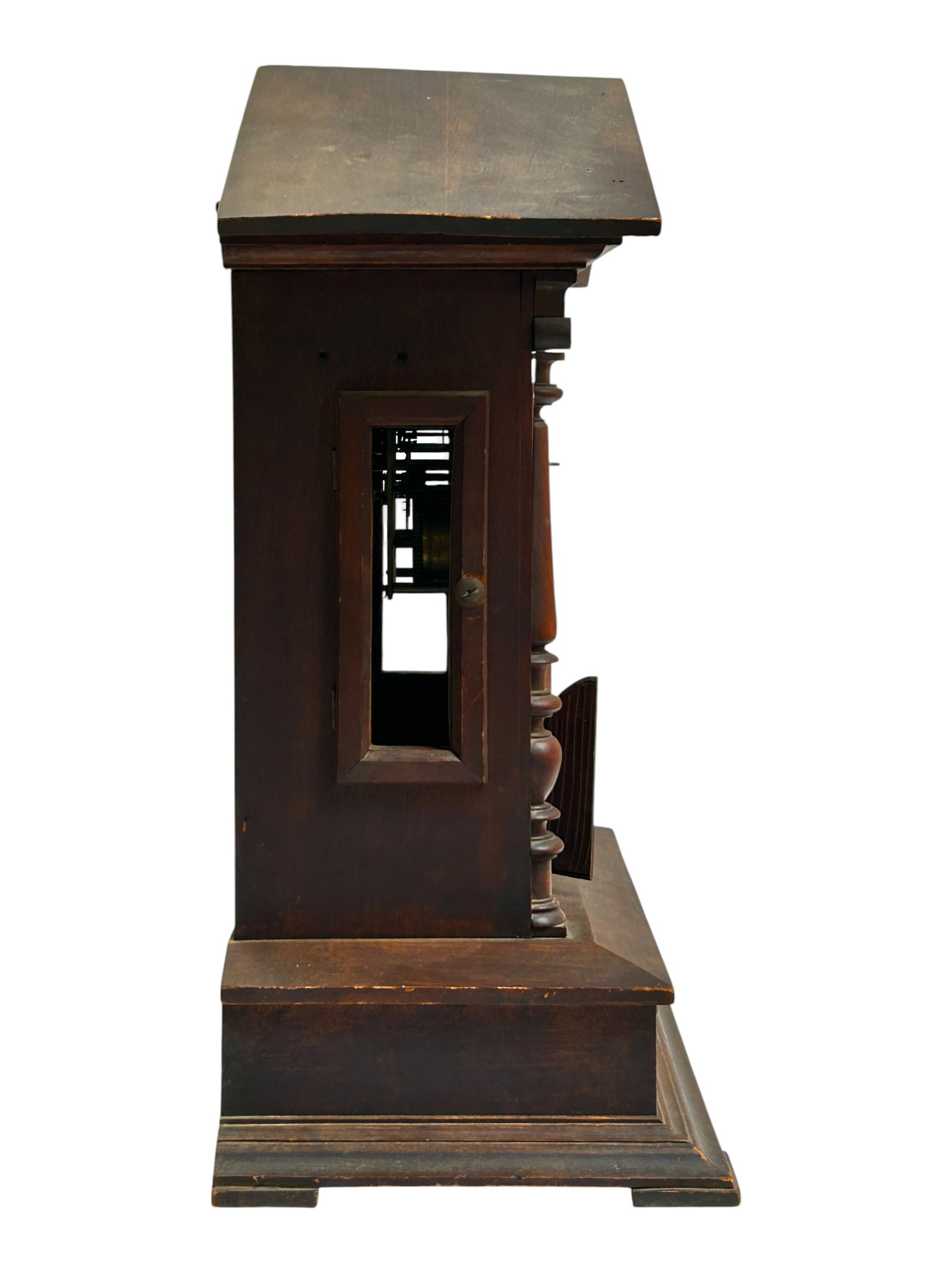 Black Forest Trumpeter Mantel Clock, Gordian. - 5