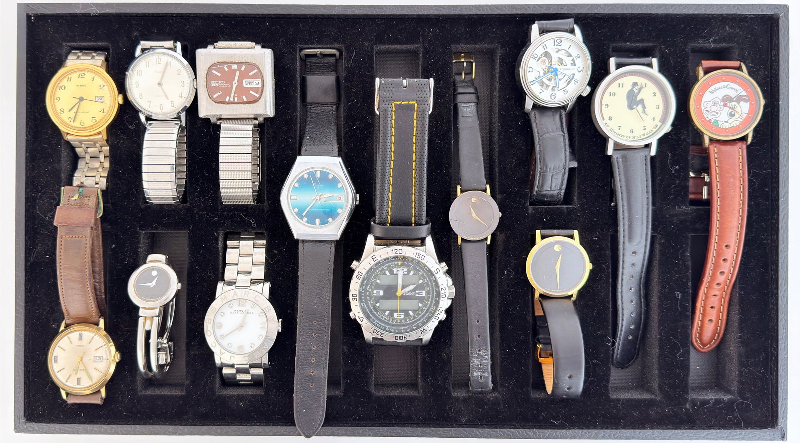 13 Mostly Vintage Watches - Seiko, Stuhrling, Etc. (1 of 4)