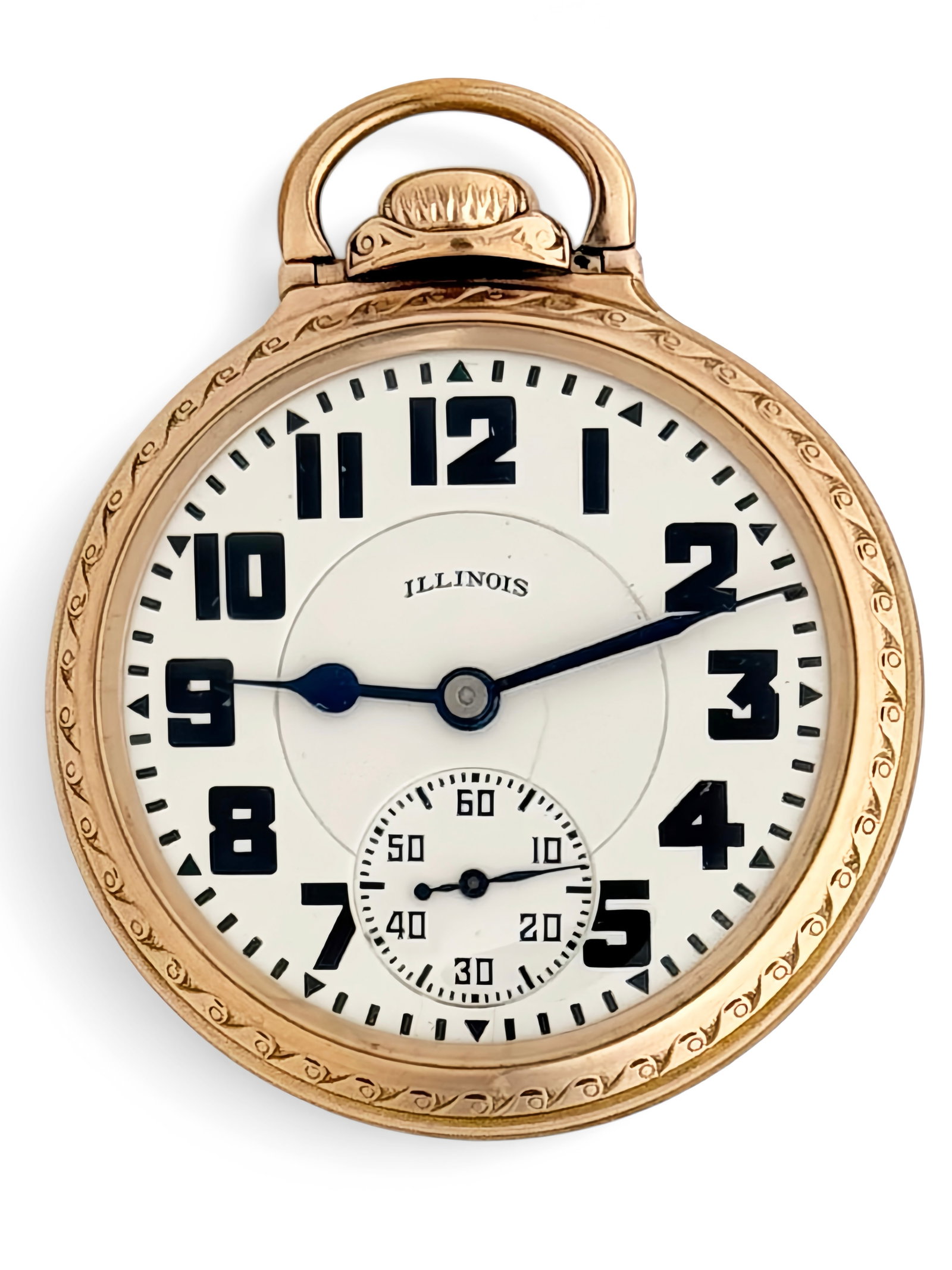 Illinois 60 Hr 21J Bunn Special G.F. Pocket Watch. (1 of 4)