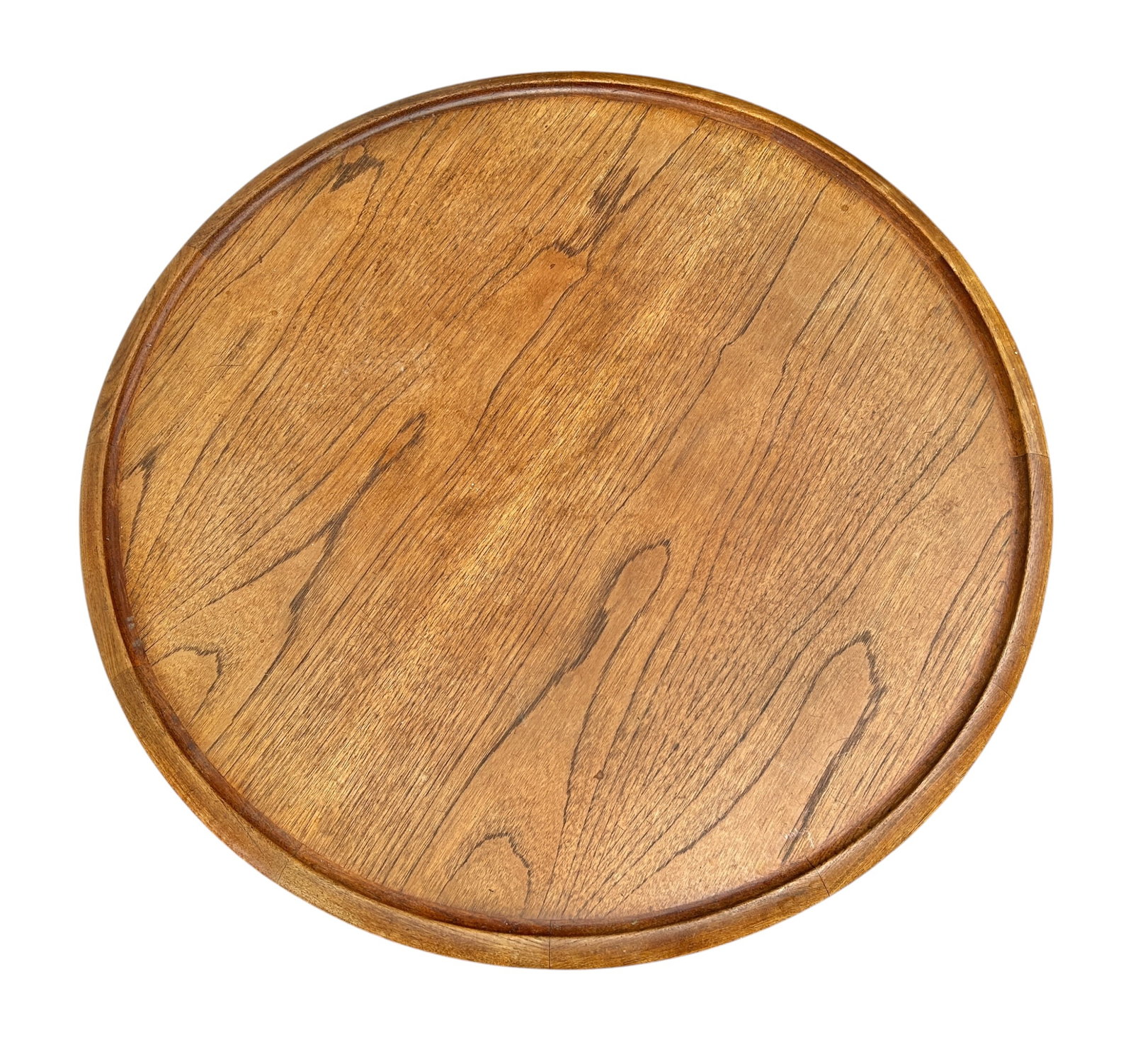 Danish Mid Century Modern Teak Round Coffee Table. - 3