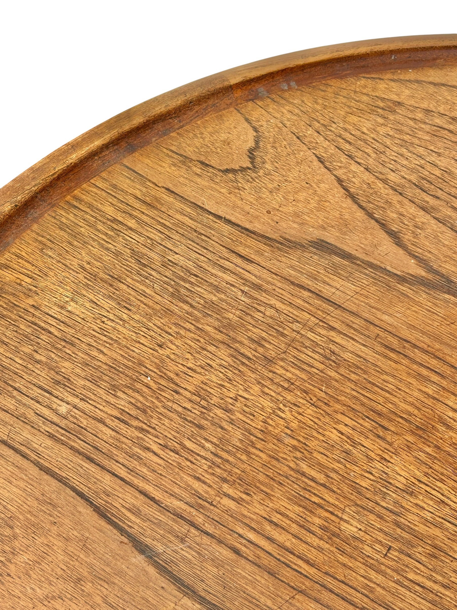 Danish Mid Century Modern Teak Round Coffee Table. - 4