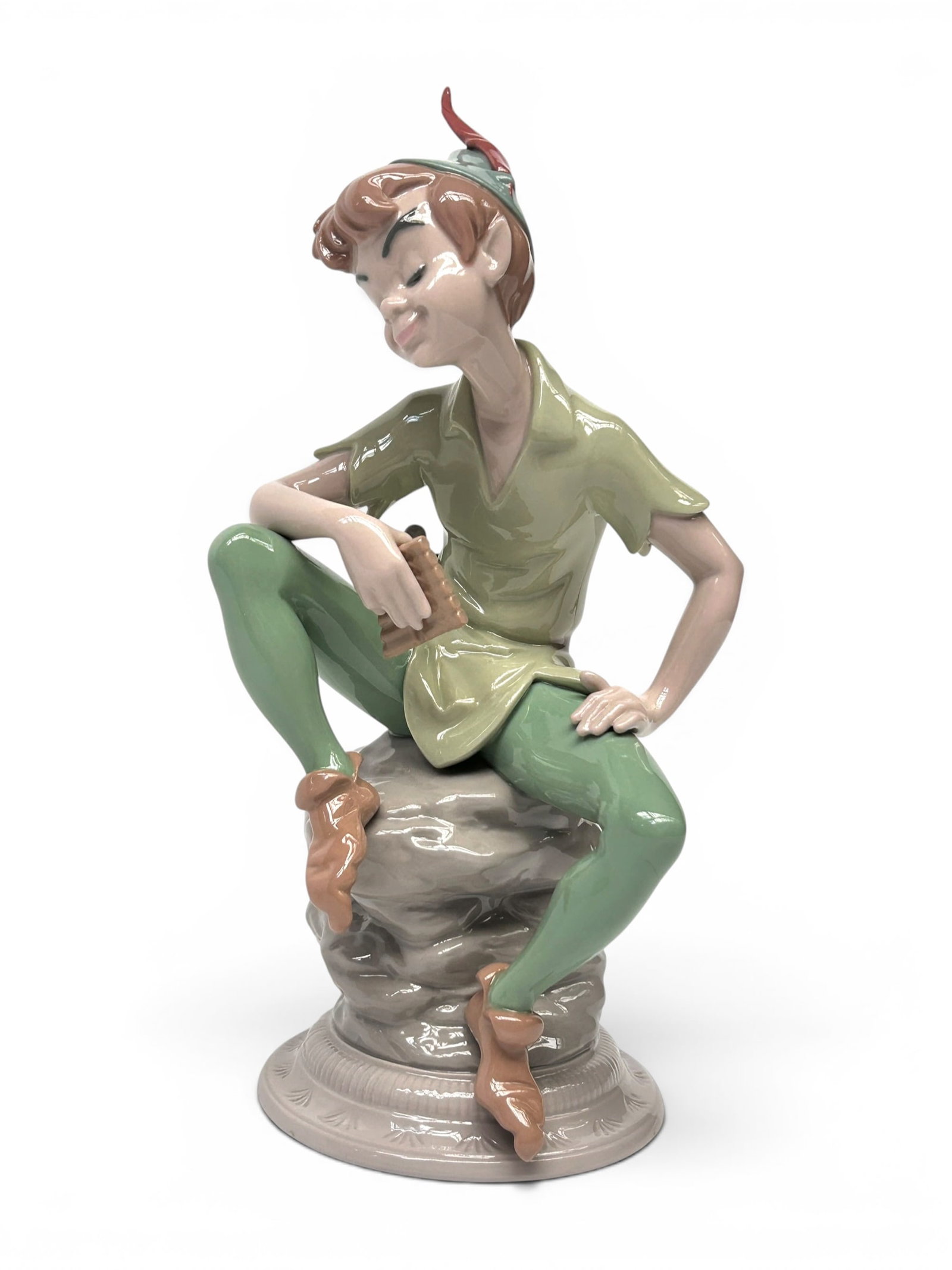 Lladro "Peter Pan" Disney Figurine w/ Box. (1 of 10)