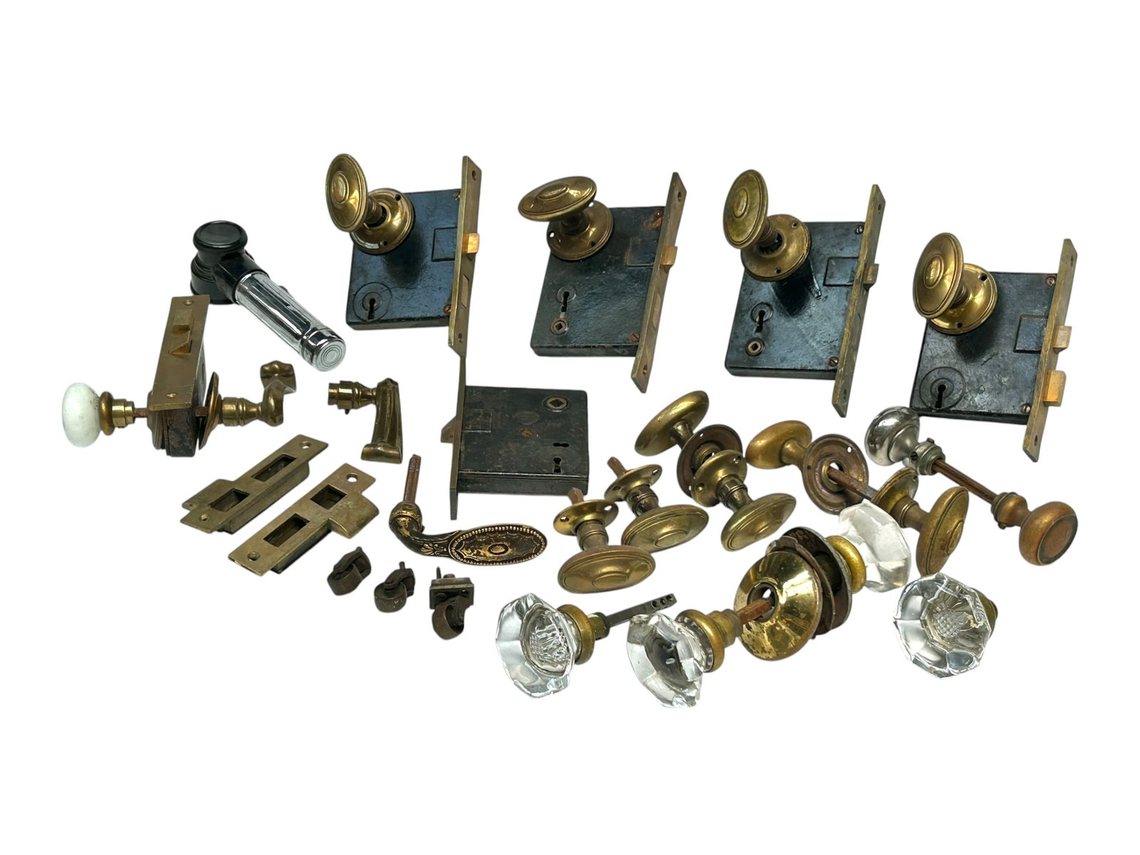 Lot of Vintage Door Knobs and Locks. (1 of 5)