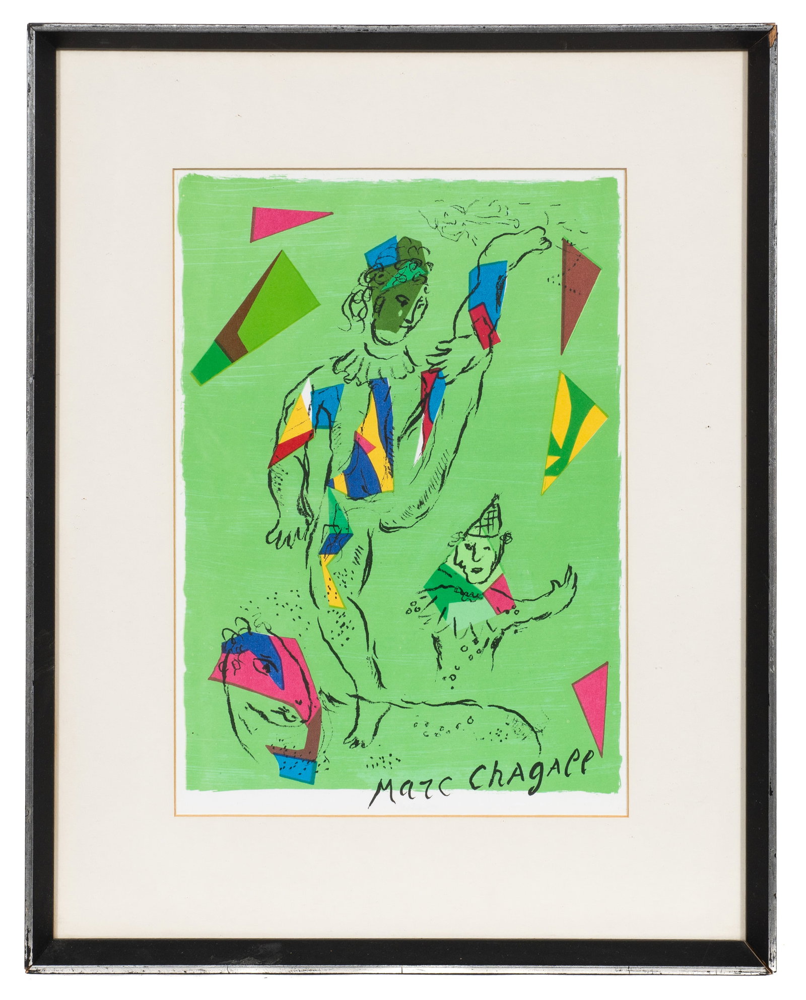 The Green Acrobat, Marc Chagall Lithograph. (1 of 6)