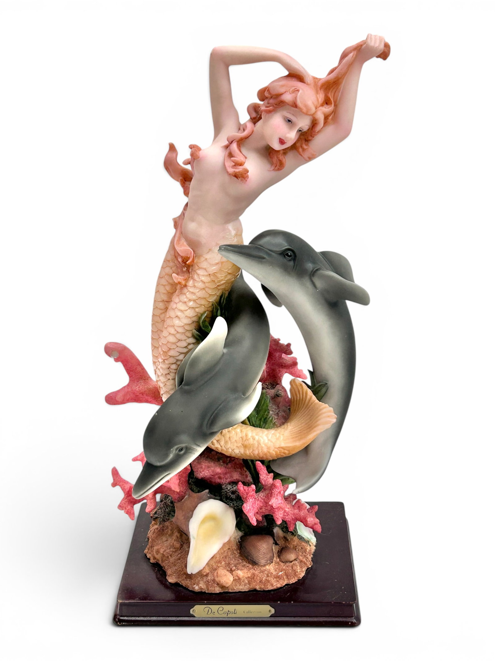 2 Sculptures - Elephant & Mermaid. - 8