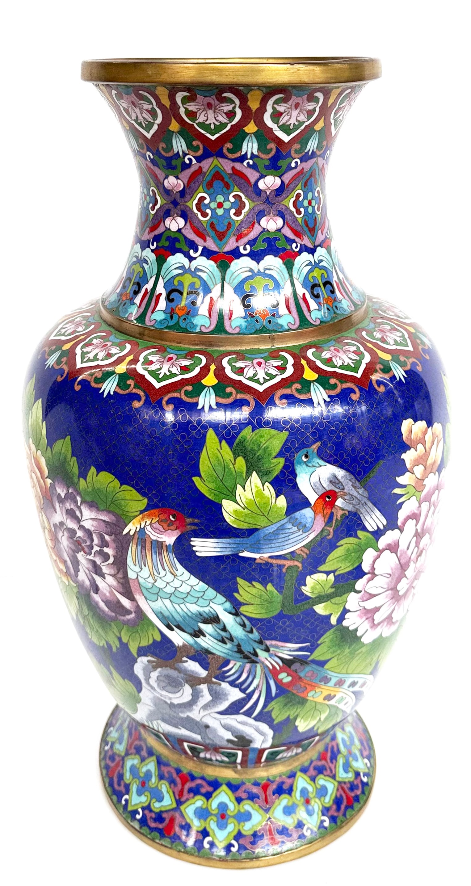 Large Vintage Cloisonne Vase. (1 of 8)