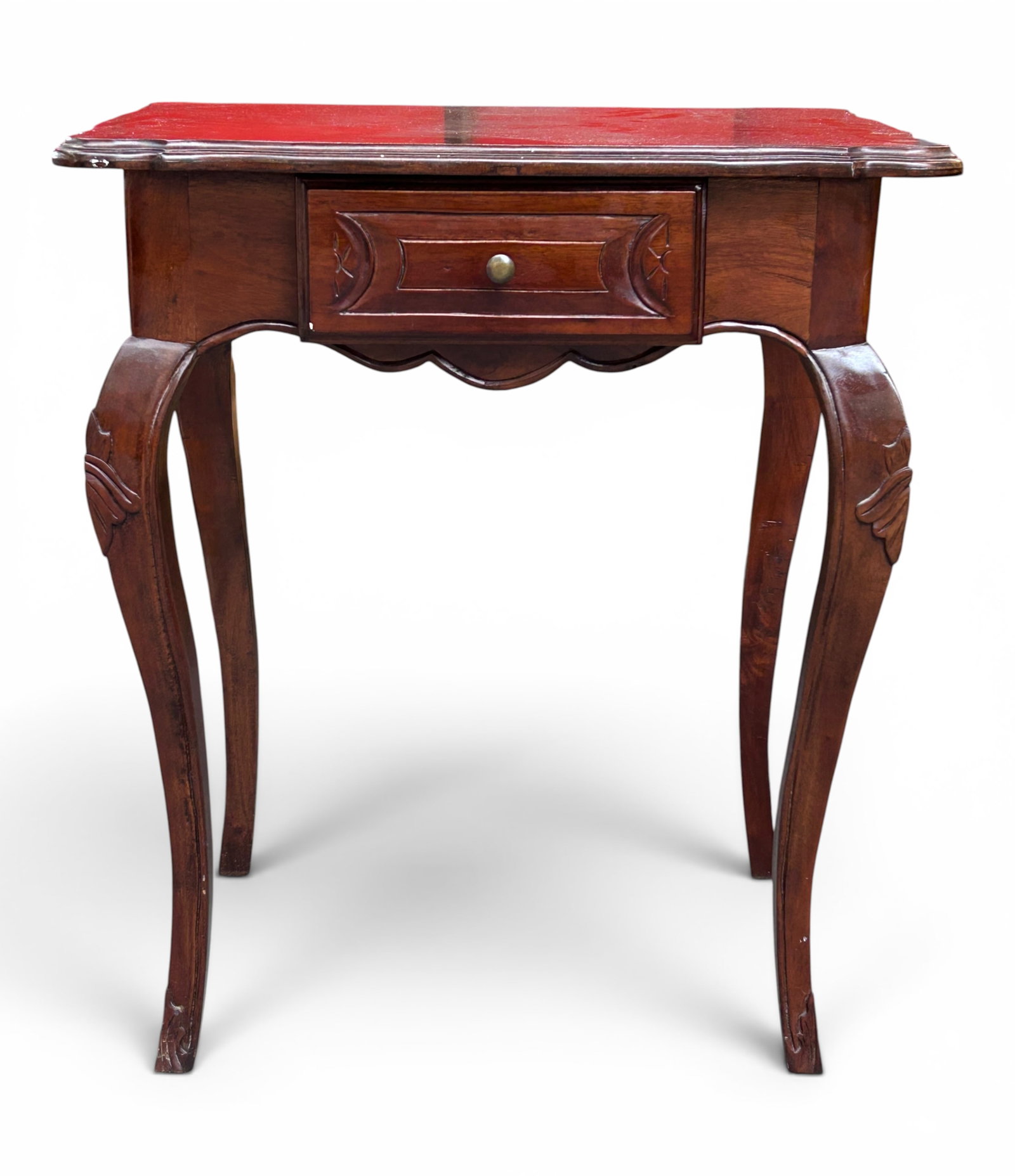 Carved Octagonal Table & Mahogany Table. - 10