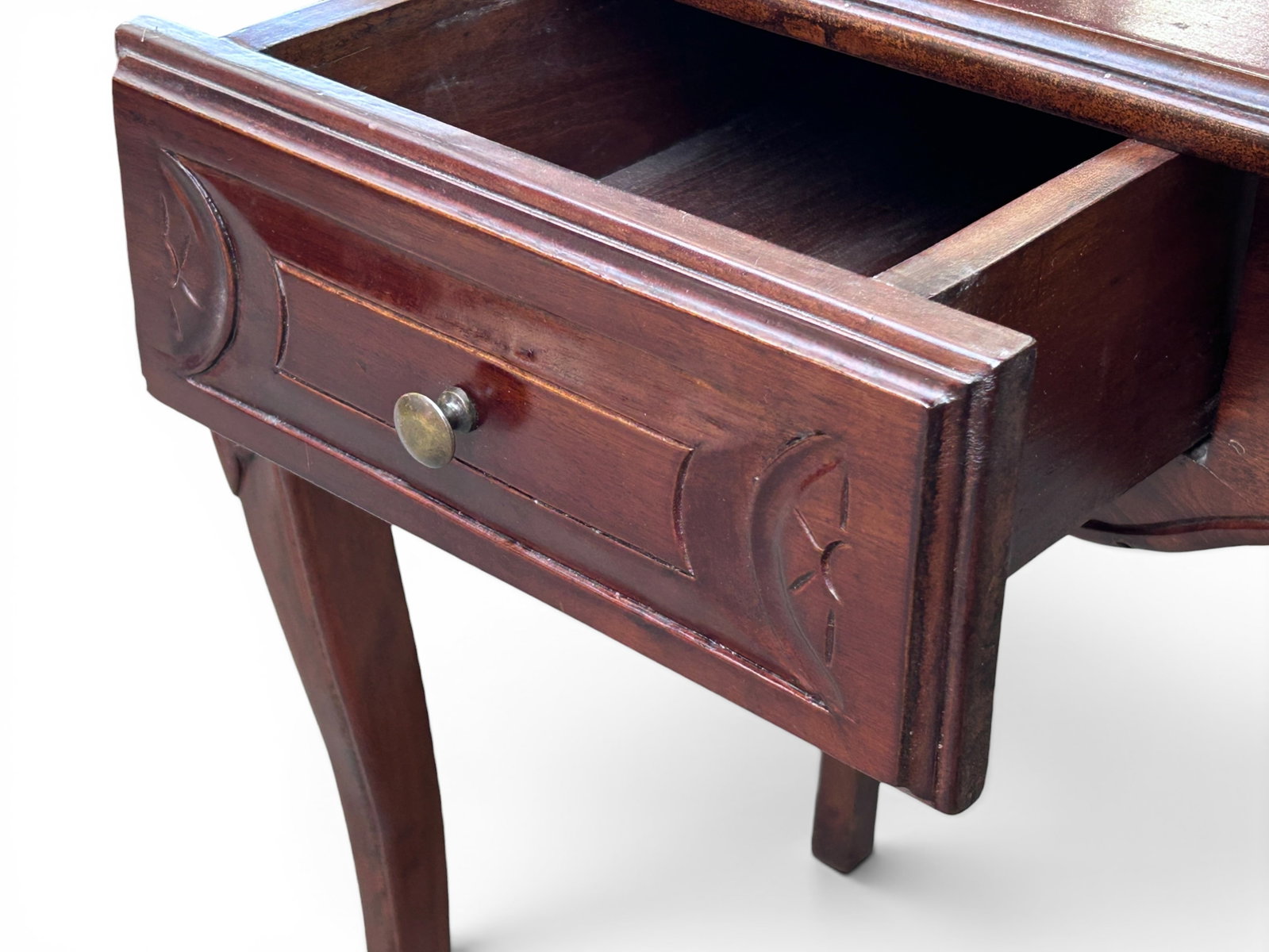 Carved Octagonal Table & Mahogany Table. - 13