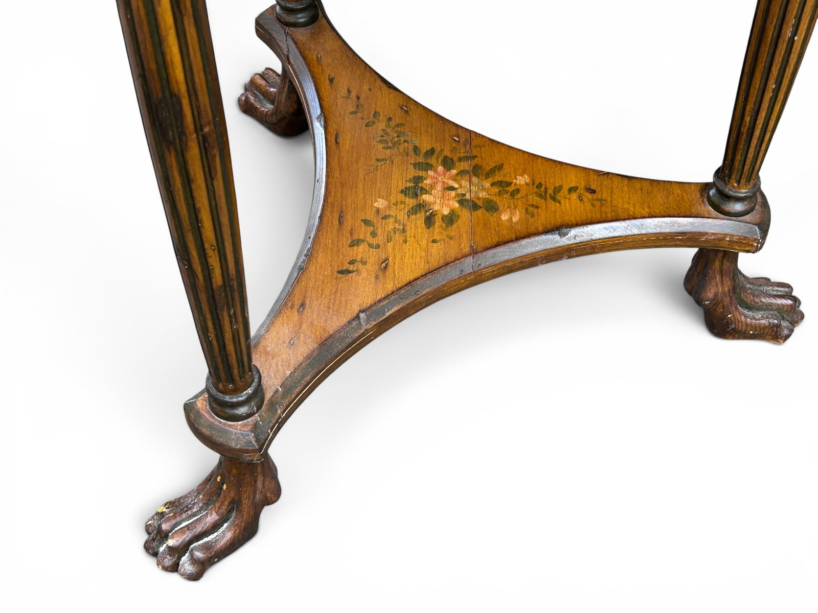 Carved Octagonal Table & Mahogany Table. - 7