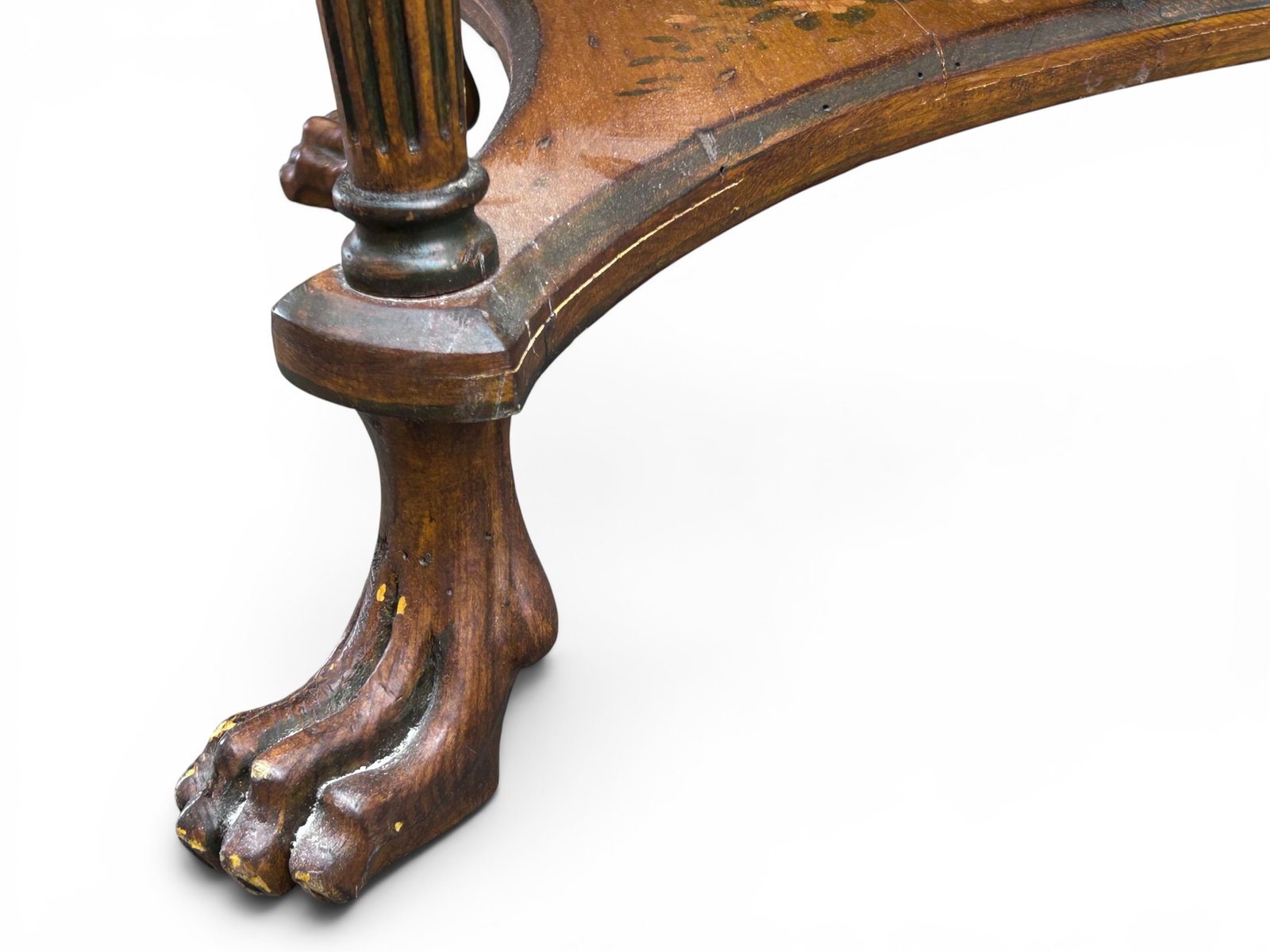 Carved Octagonal Table & Mahogany Table. - 8