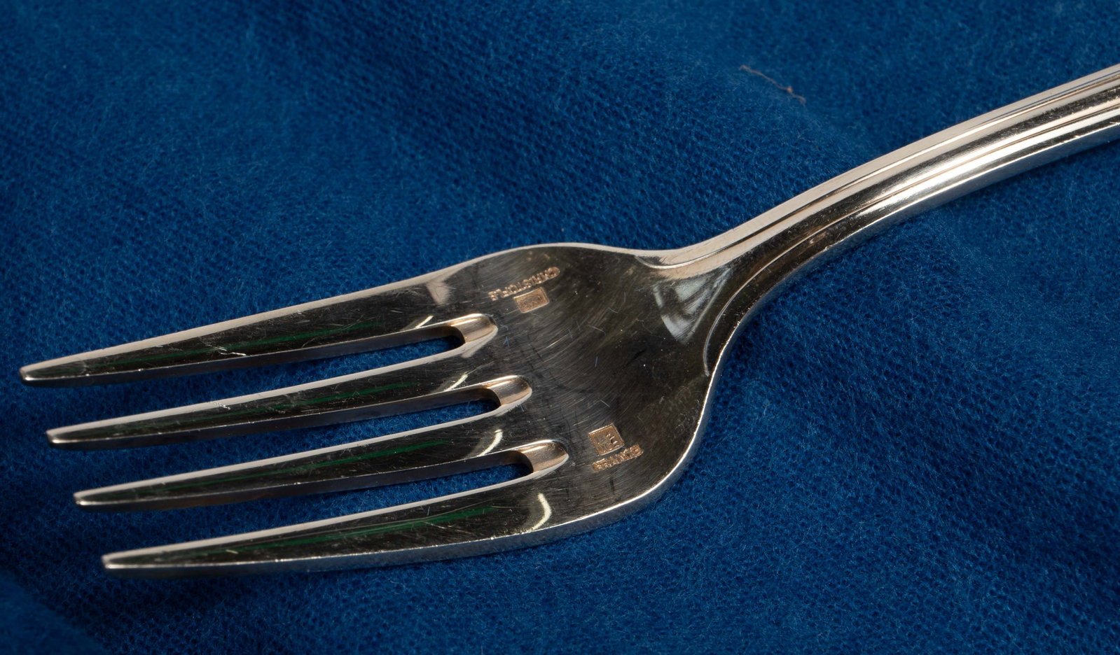 Christofle "Pompadour" Silverplate Flatware Set. - 6