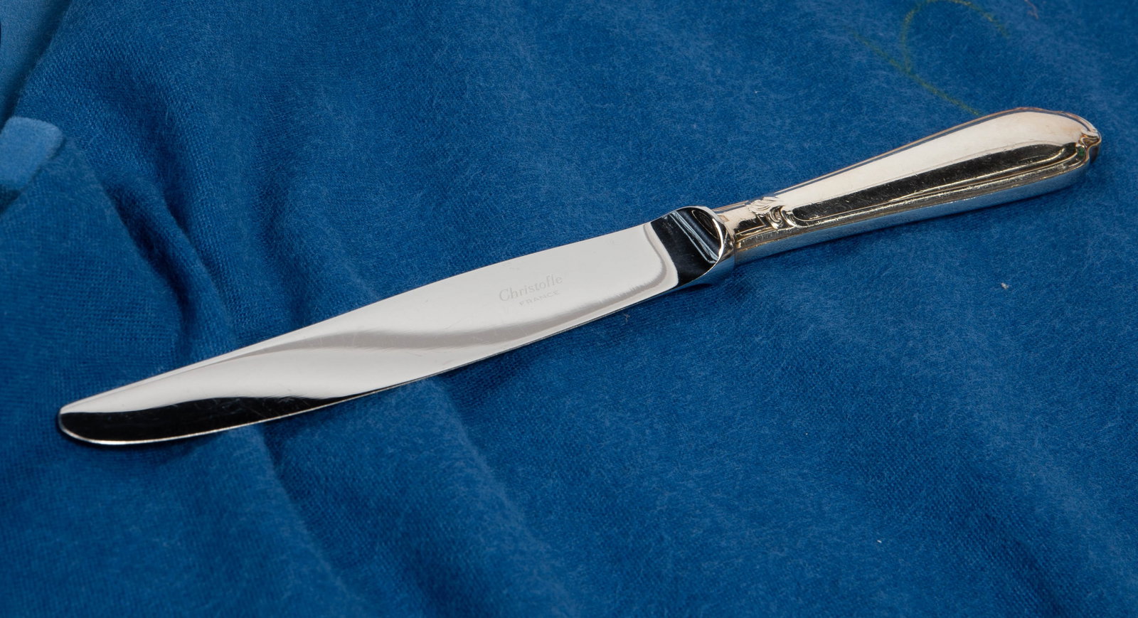 Christofle "Pompadour" Silverplate Flatware Set. - 8