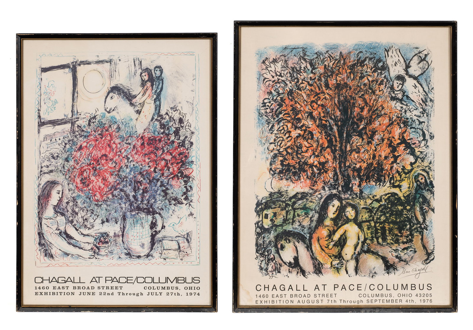 Two Marc Chagall Exhibition Posters, 1970's. (1 of 9)
