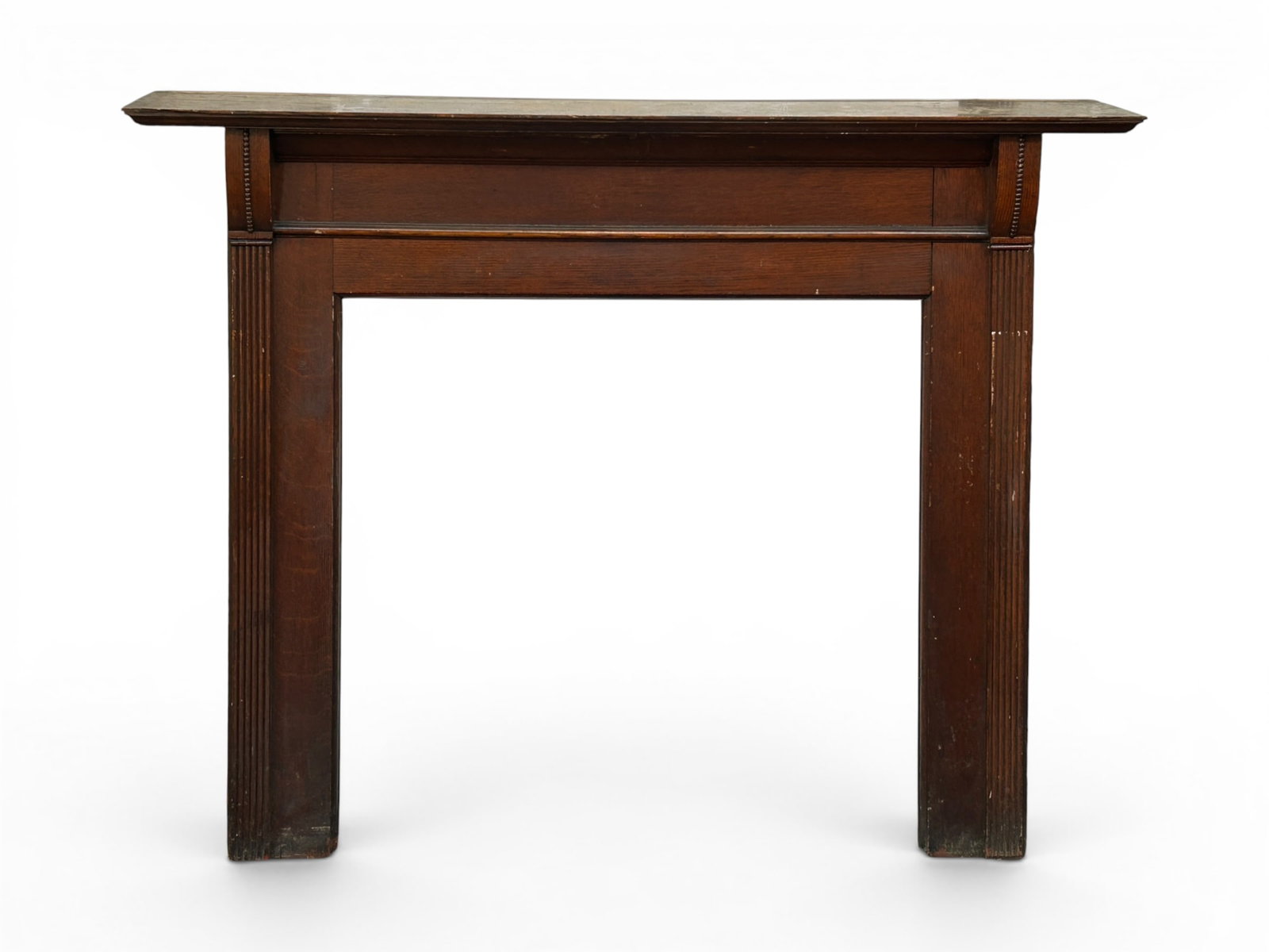 Oak Fireplace Mantel.