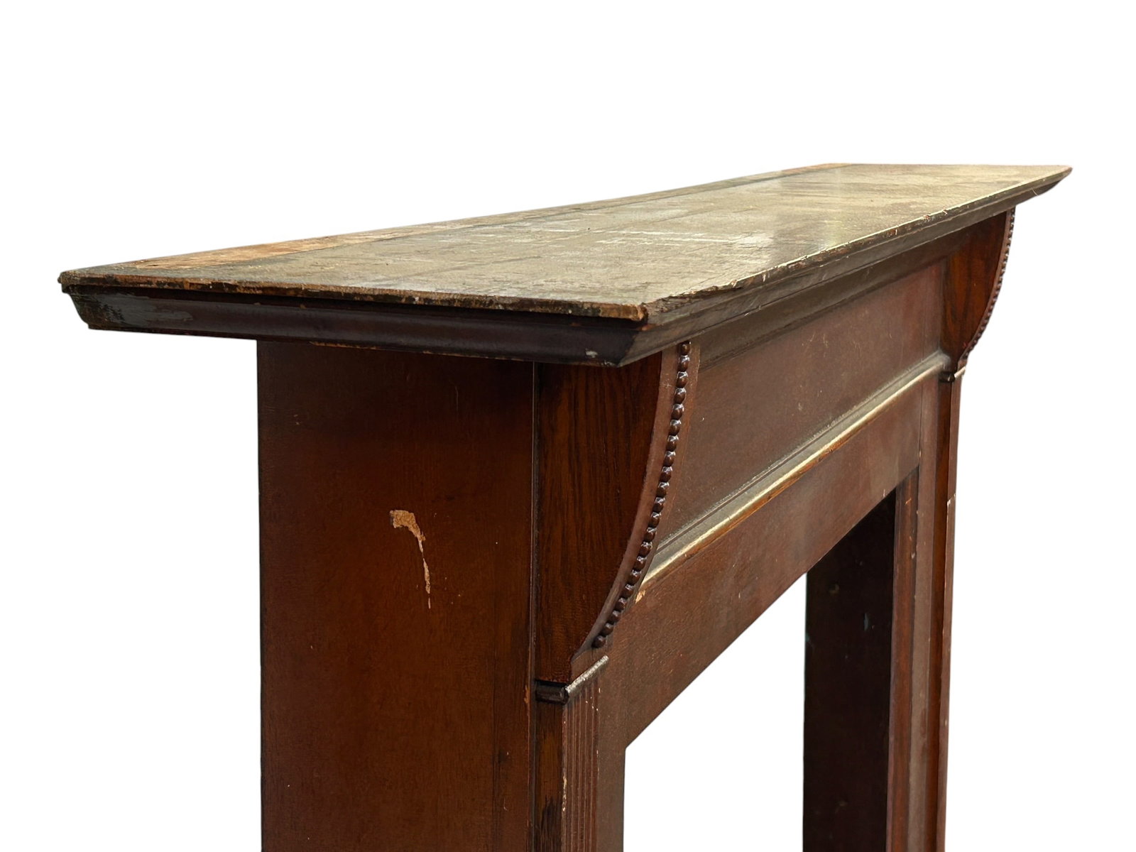 Oak Fireplace Mantel. - 3