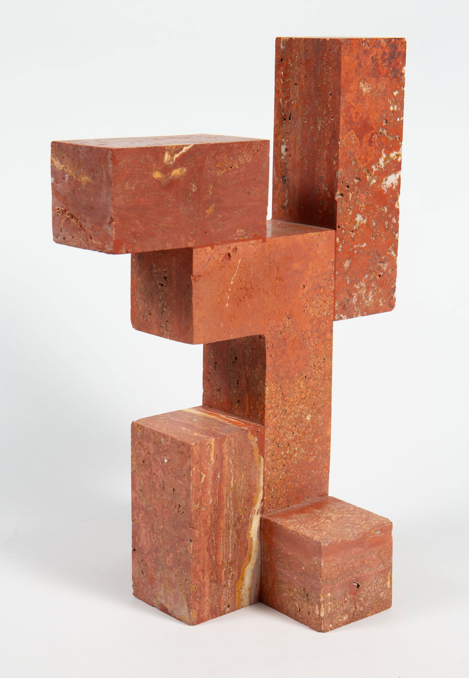 Nicholas Obeid CB2 "Luis" Travertine Sculpture. - 2