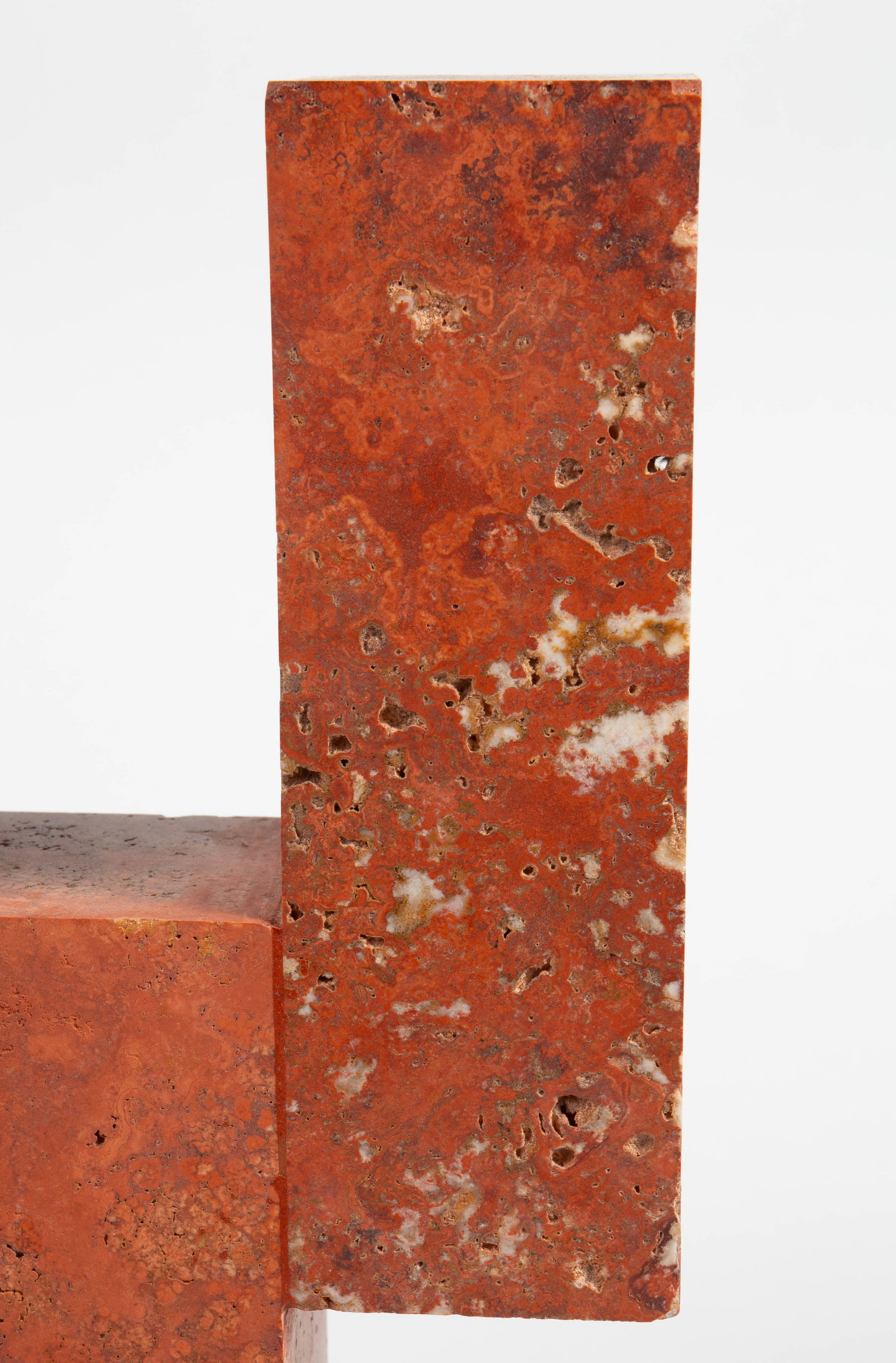 Nicholas Obeid CB2 "Luis" Travertine Sculpture. - 5