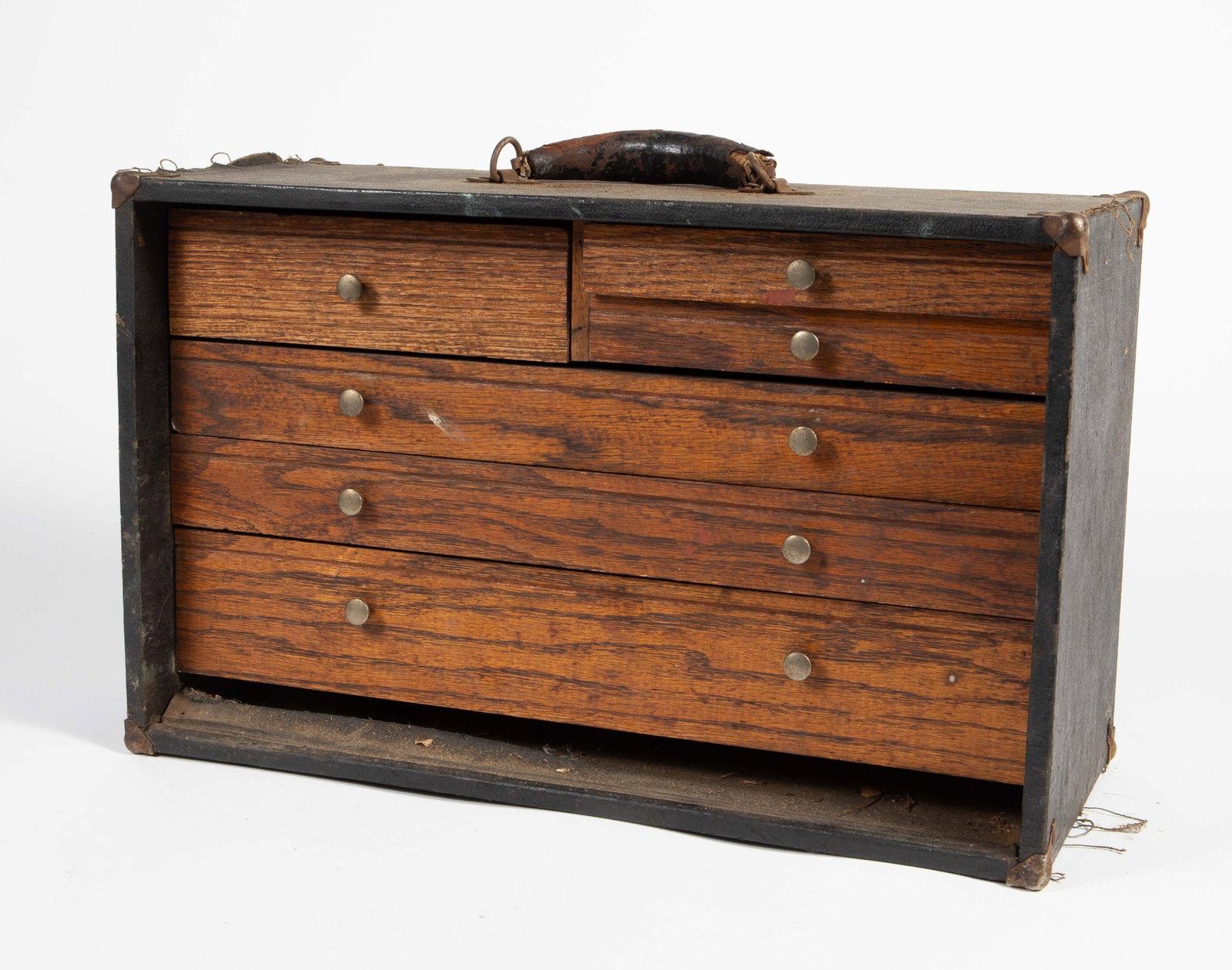 Antique Machinist Tool Chest w/ Drawer Contents. (1 of 10)