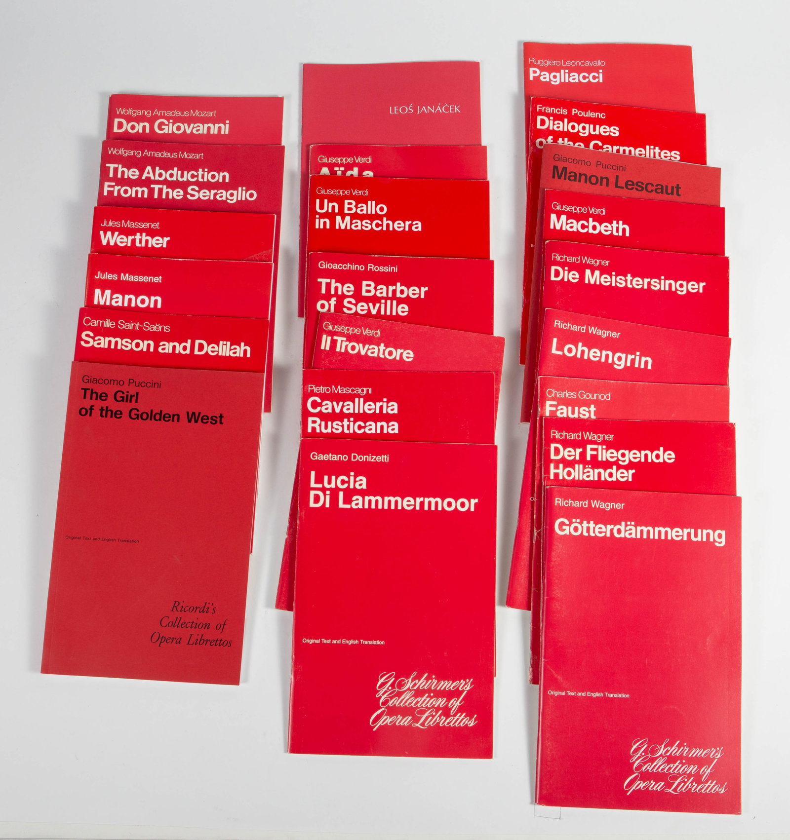Opera Libretto and Program Collection. - 3