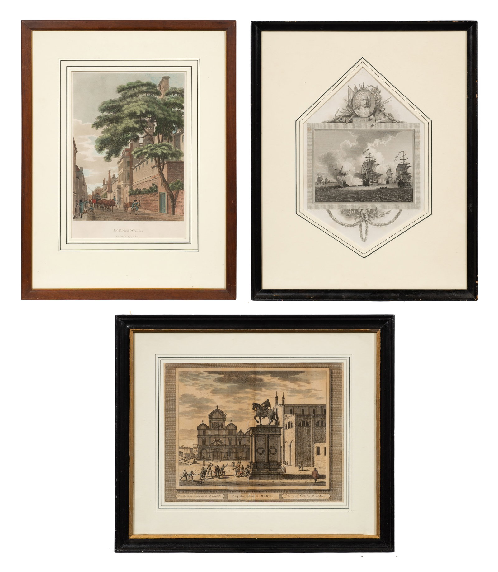 Antique Prints - Landseer, Carlevarijs, & Malton. (1 of 20)