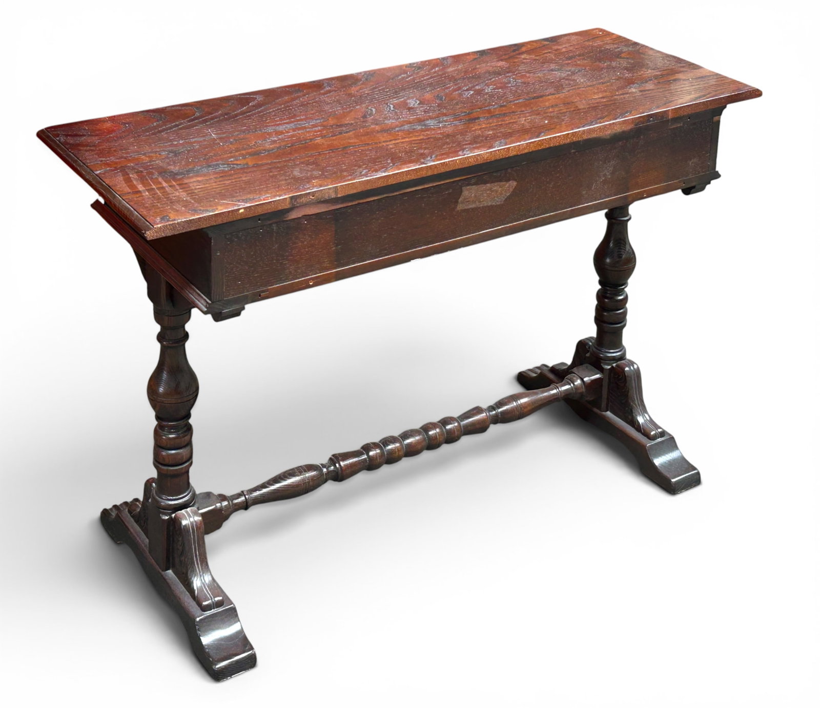 Renaissance Revival Oak Console or Sofa Table. - 12